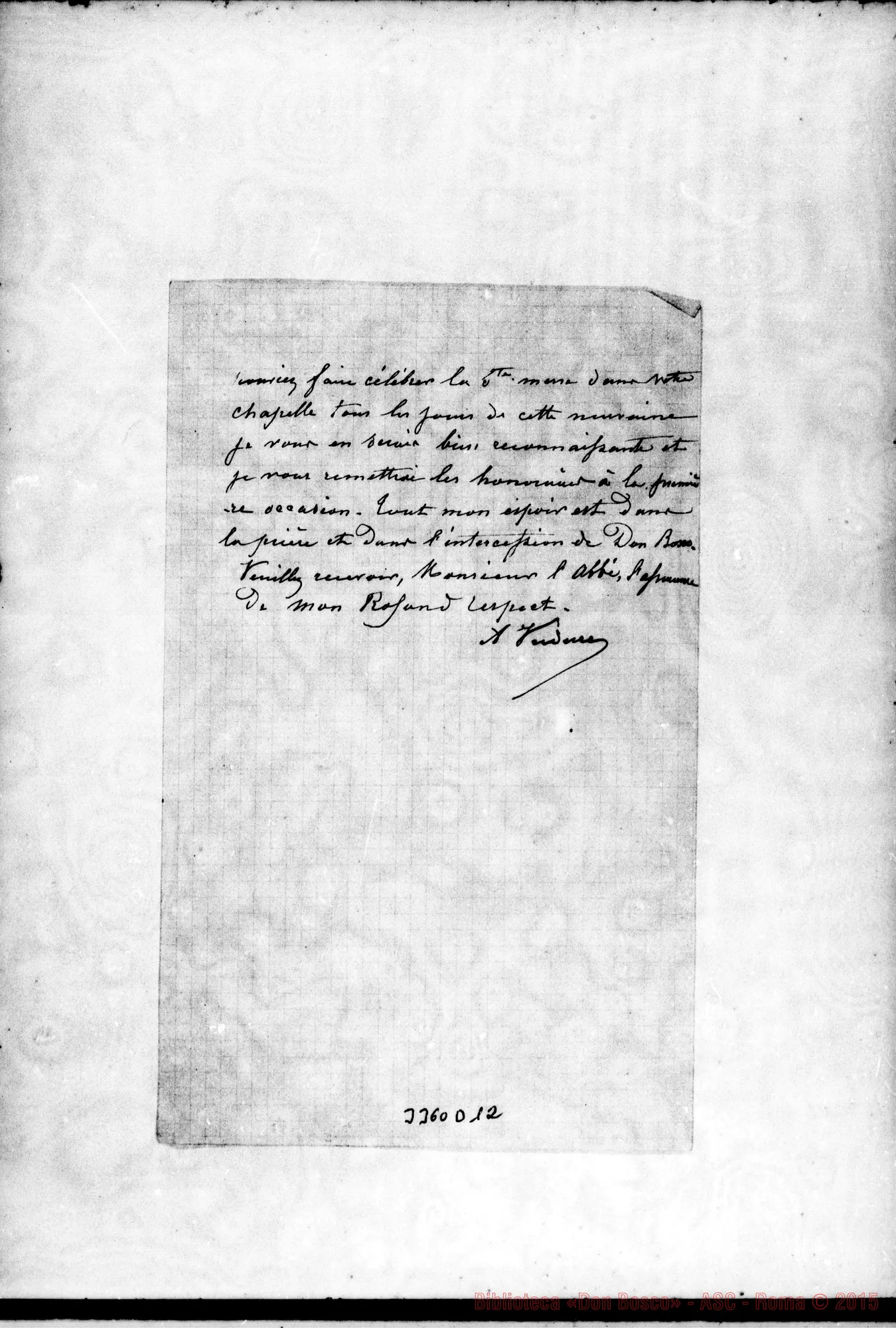 Fotogramma D 12 — M.lle Verdure-Monsieur l’Abbé. Tournai, 16-02-1891