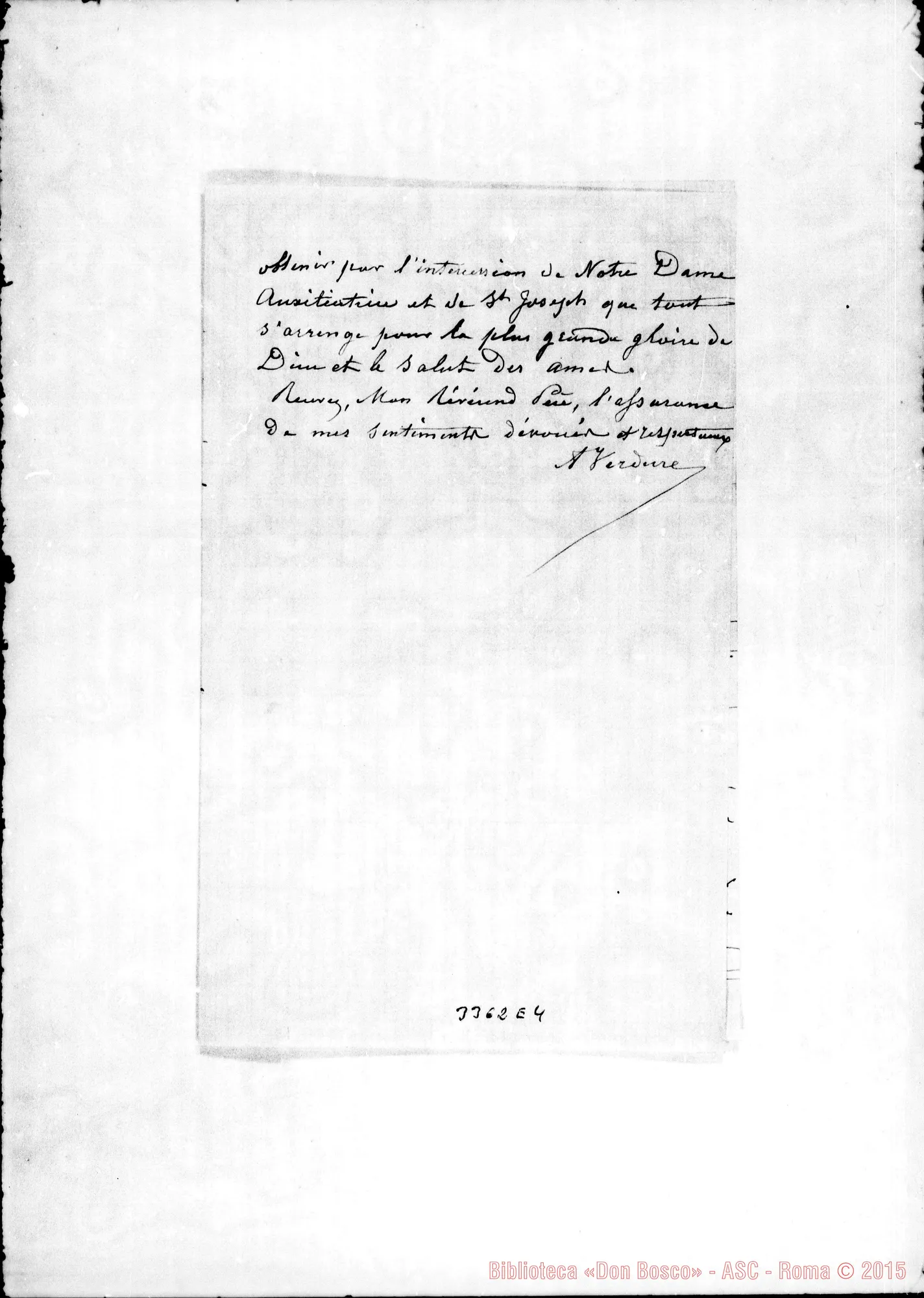 Fotogramma E 4 — M.lle Verdure-Révérend Père. Tournai, 9-02-1893