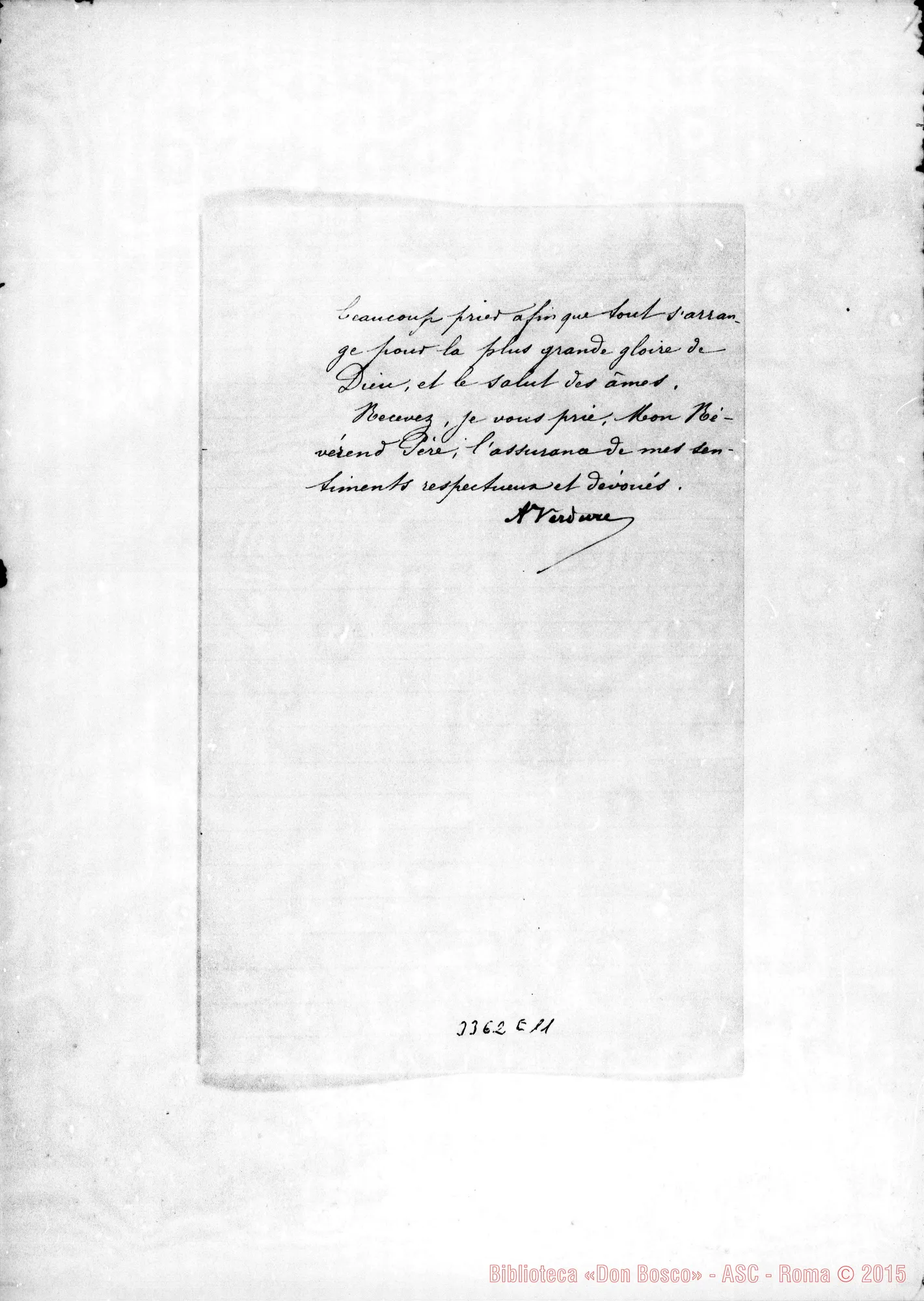 Fotogramma E 11 — M.lle Verdure-Révérend Père. Tournai, 16-02-1893