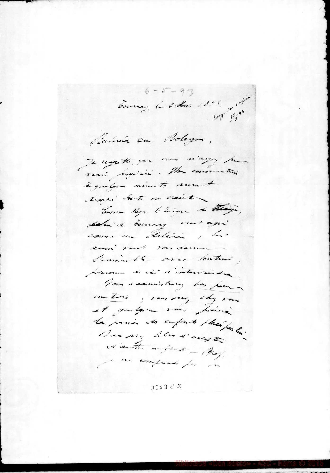 Fotogramma C 3 — Can. Alf. Pivet-Don Bologna. Tournai, 6-05-1893