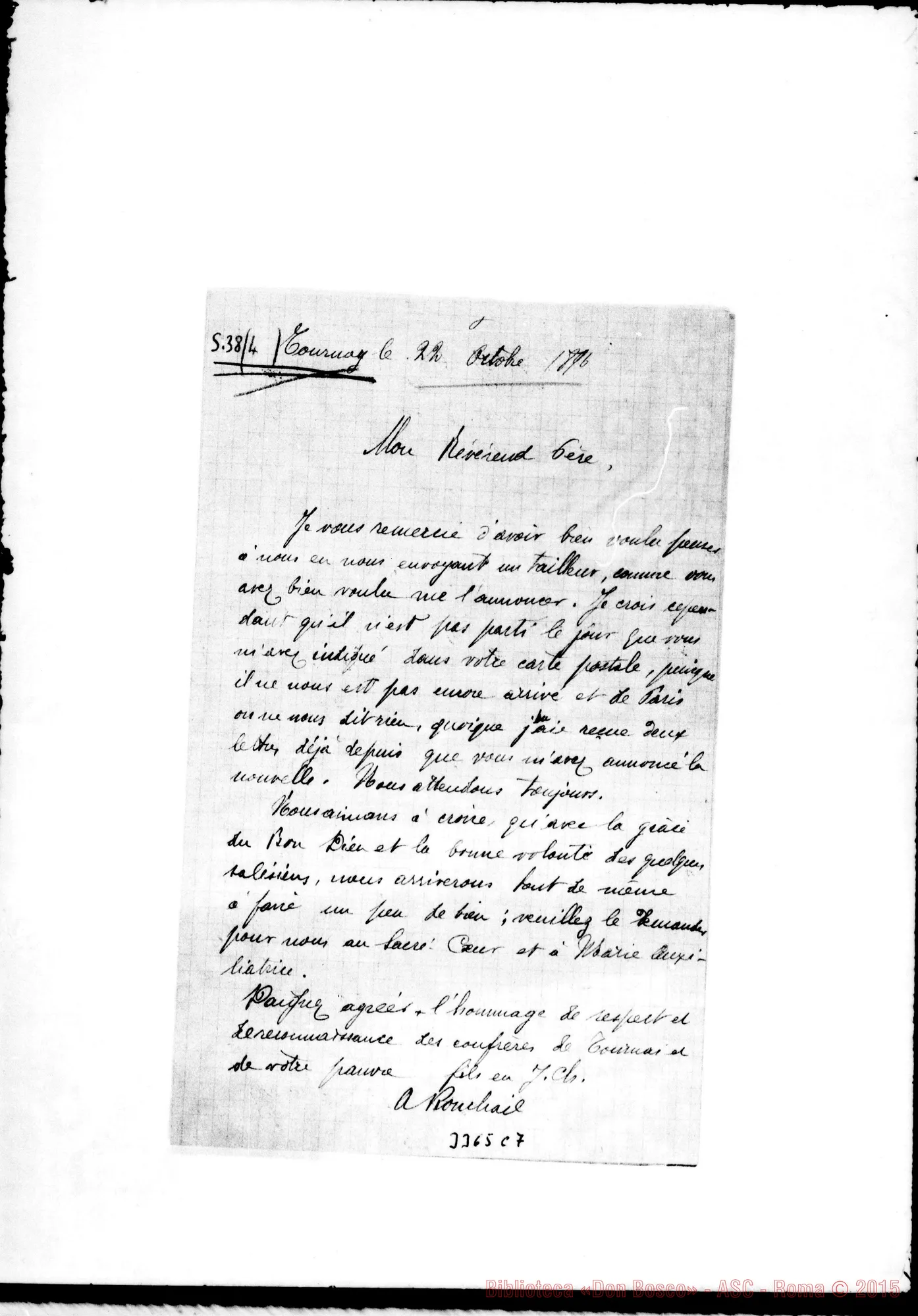 Fotogramma C 7 — Don Ronchail E Capucci-Don Lazzero. Tournai, 22-10-1896