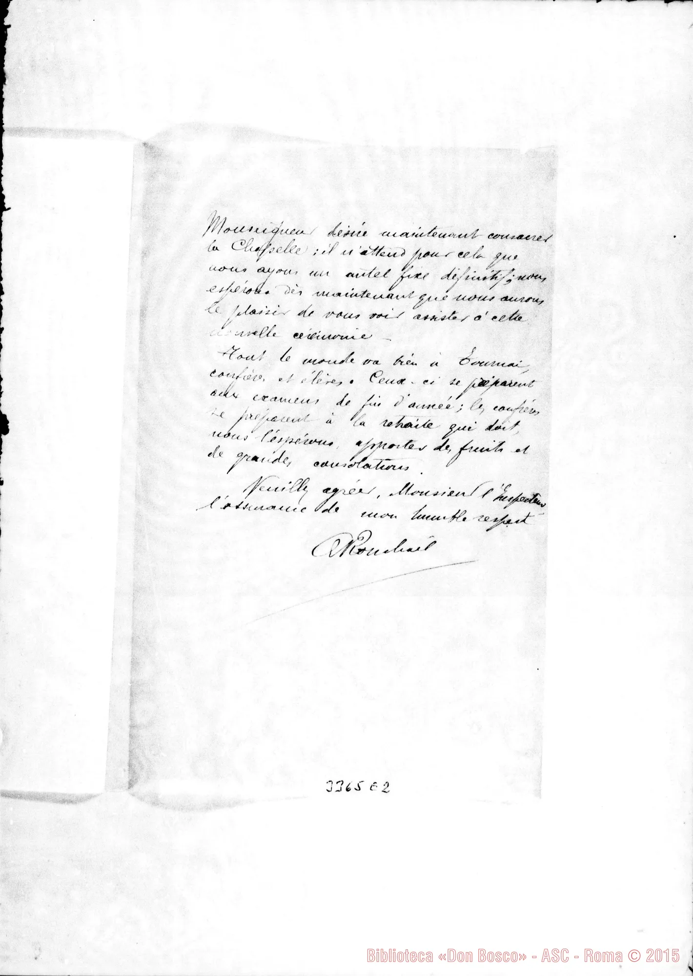 Fotogramma E 2 — Don Albino Ronchail-Ispettore. Tournai, 13-08-1900