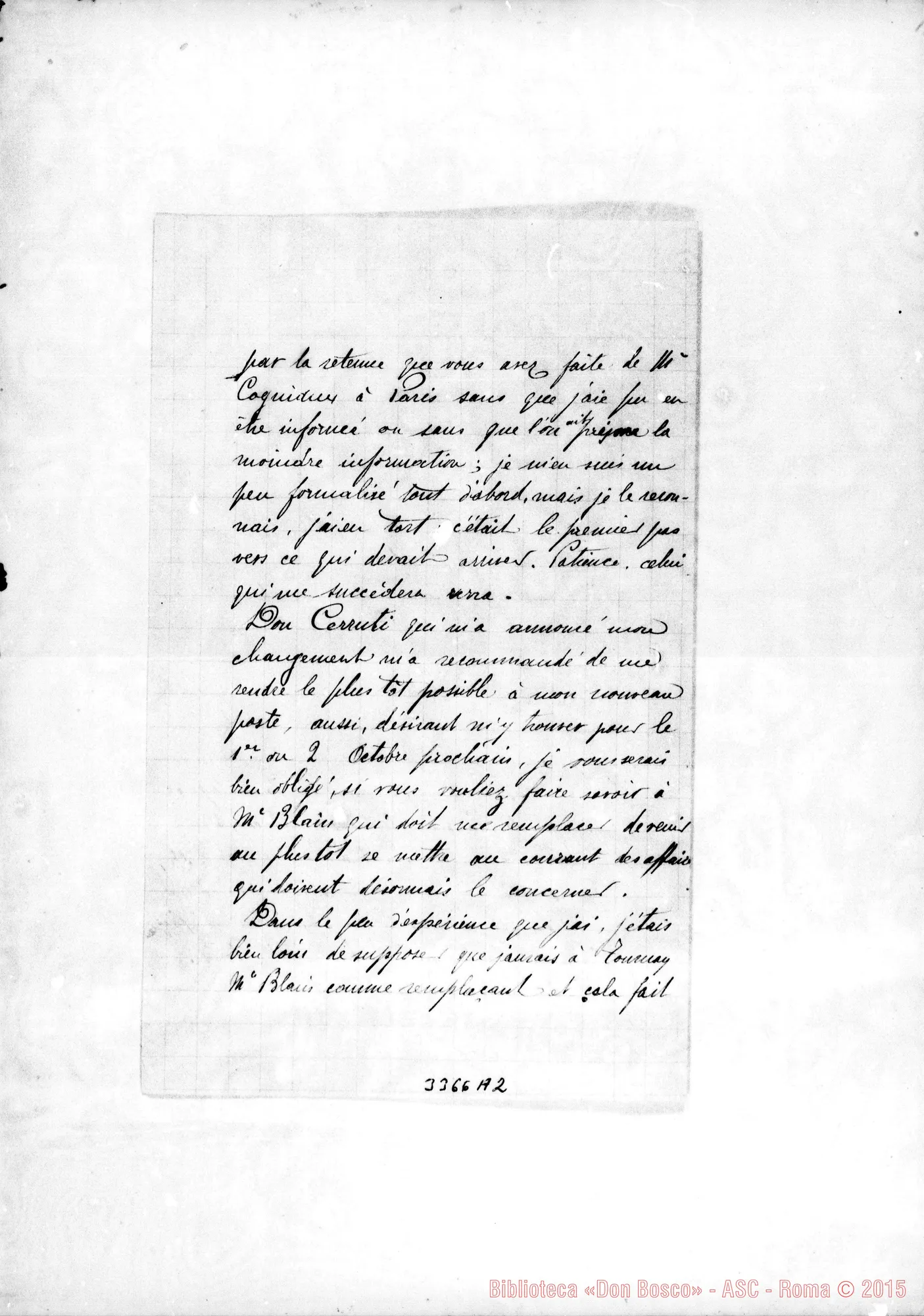 Fotogramma A 2 — Don Albino Ronchail-Ispettore. Tournai, 24-09-1900