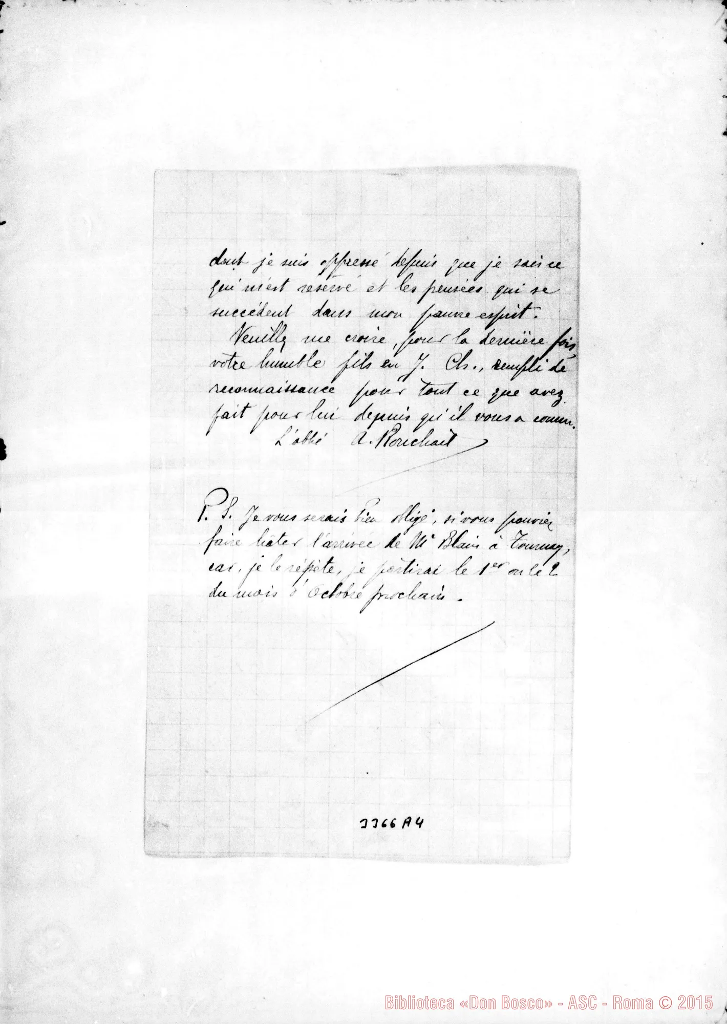 Fotogramma A 4 — Don Albino Ronchail-Ispettore. Tournai, 24-09-1900