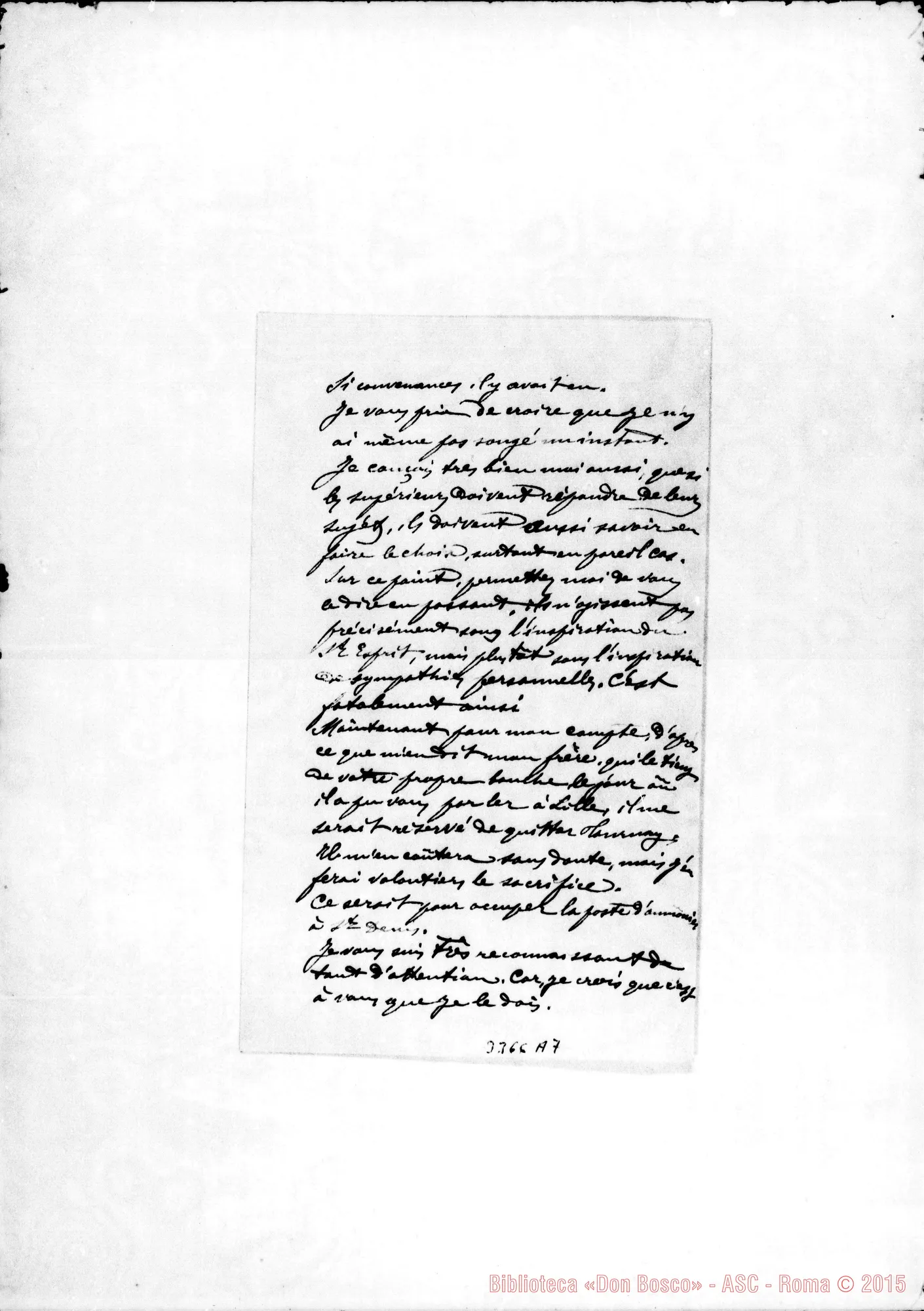 Fotogramma A 7 — Don Enrico Ronchail-Ispettore. Tournai, 8-10-1900