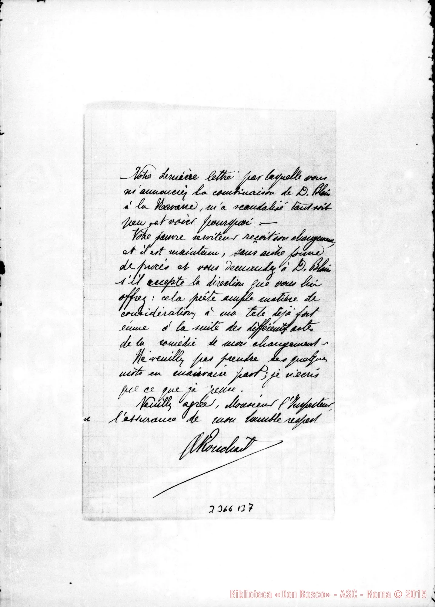 Fotogramma B 7 — Don Albino Ronchail-Ispettore. Tournai, 16-10-1900