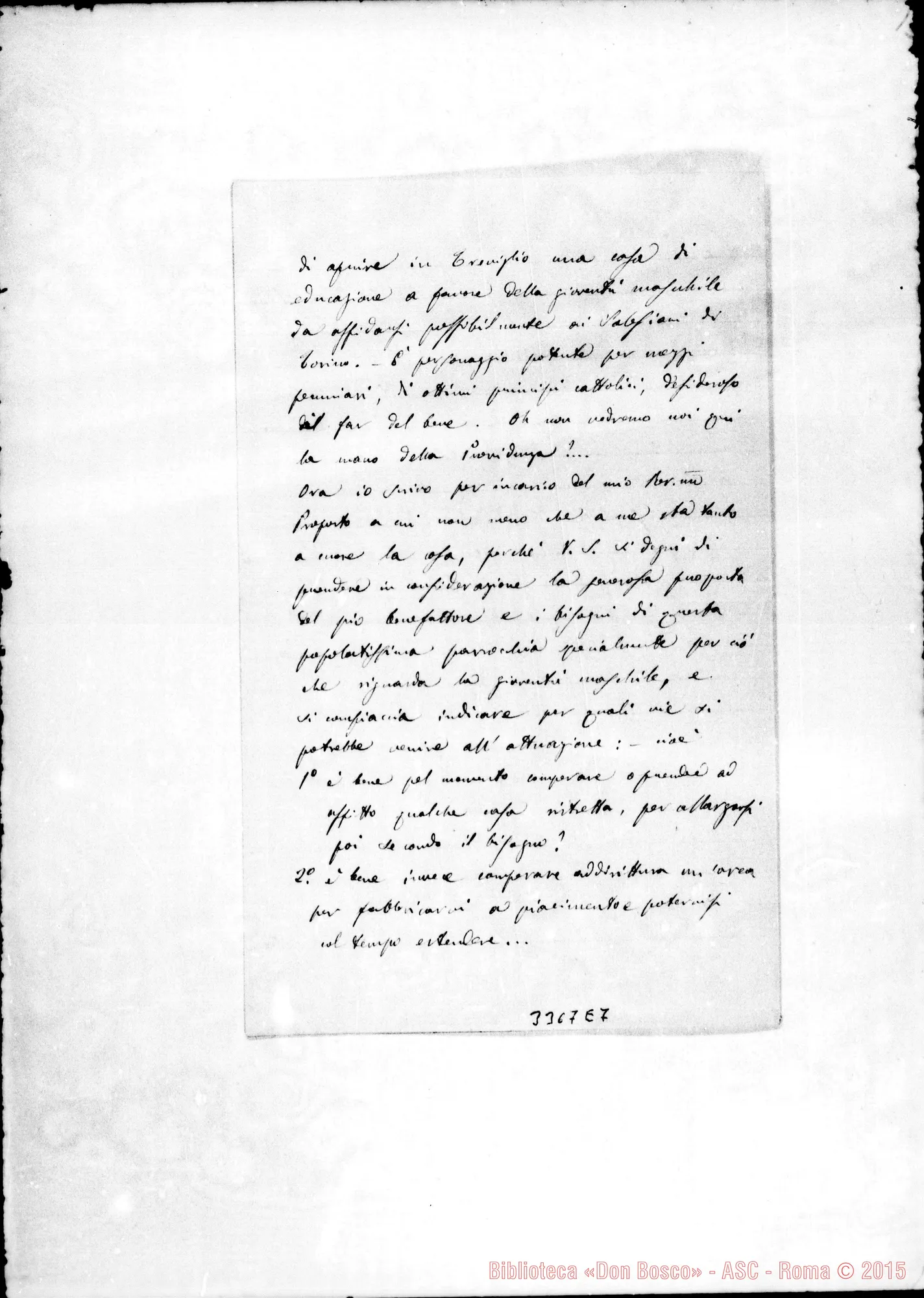 Fotogramma E 7 — Treviglio: Don Rainoni Francesco-Rev.ino Sig. Treviglio, 17-10-1887