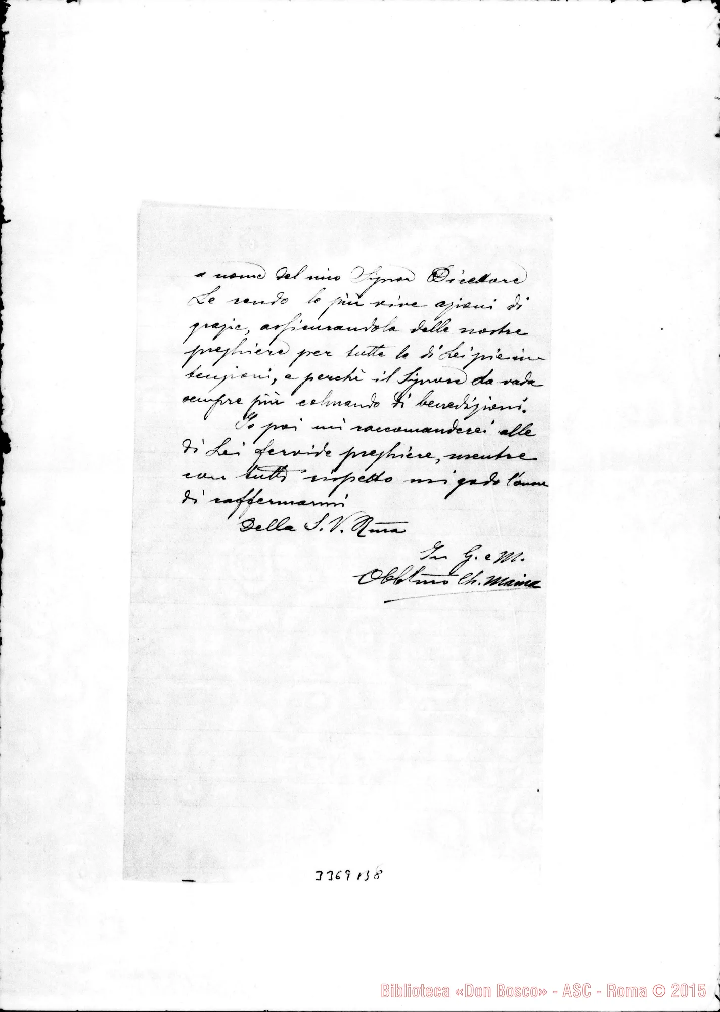 Fotogramma B 8 — Ch. Maina Vincenzo-Don Lazzero. Treviglio, 28-11-1896