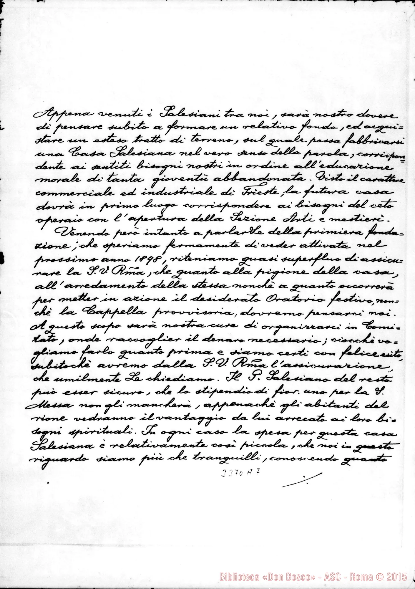 Fotogramma A 7 — Don Carlo Mecchia-Don Rua. Trieste, 30-04-1897