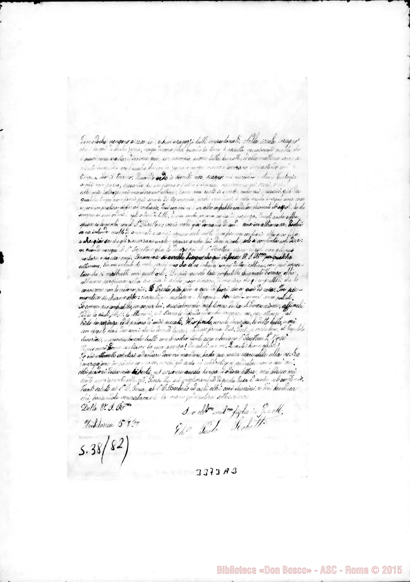 Fotogramma A 2 — Ch. Robotti Paolo-Don Lazzero. Uribelarrea, 15-08-1898