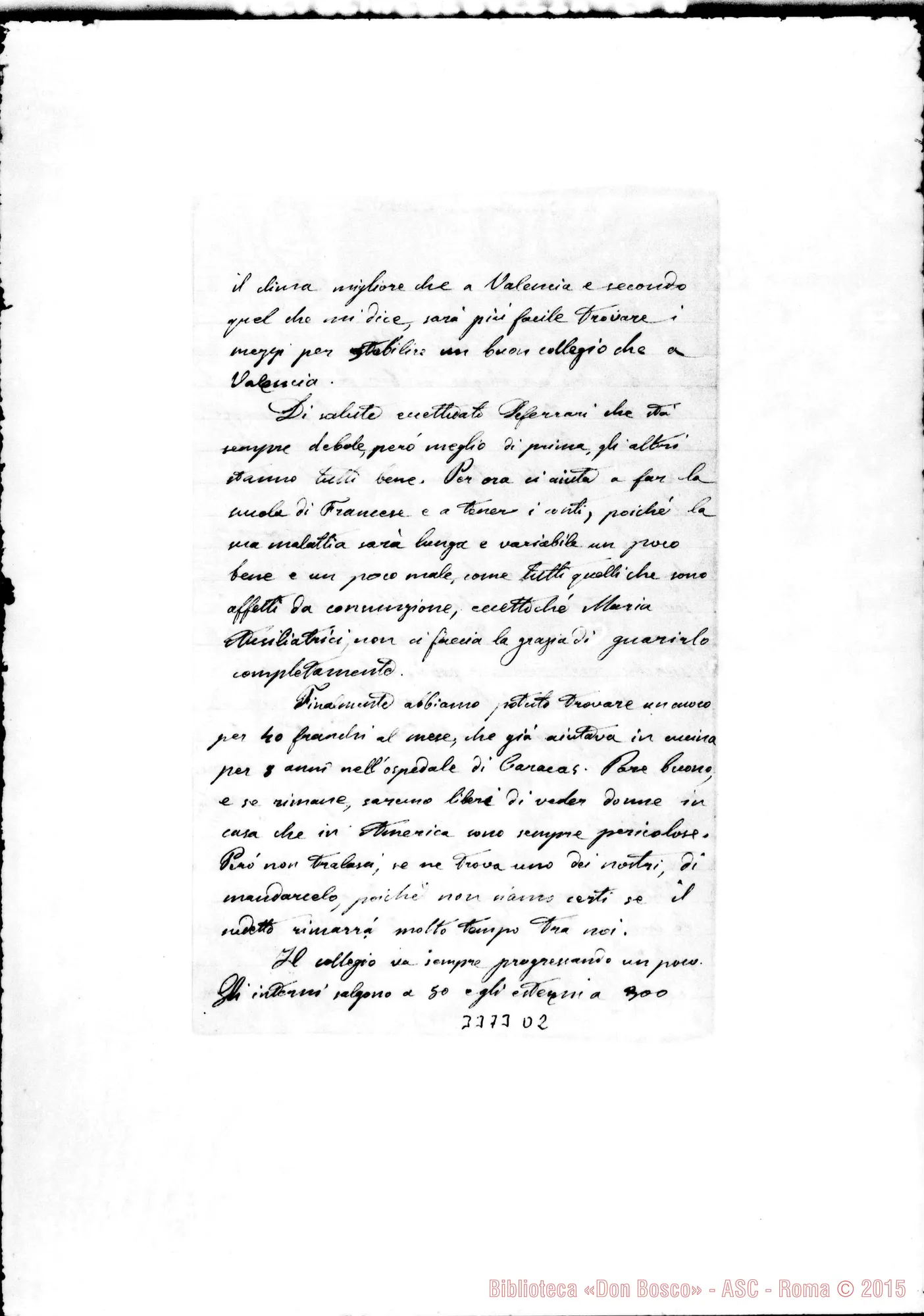 Fotogramma D 2 — Don Bergeretti-Rev.do Padre. Valencia, 23-01-1897