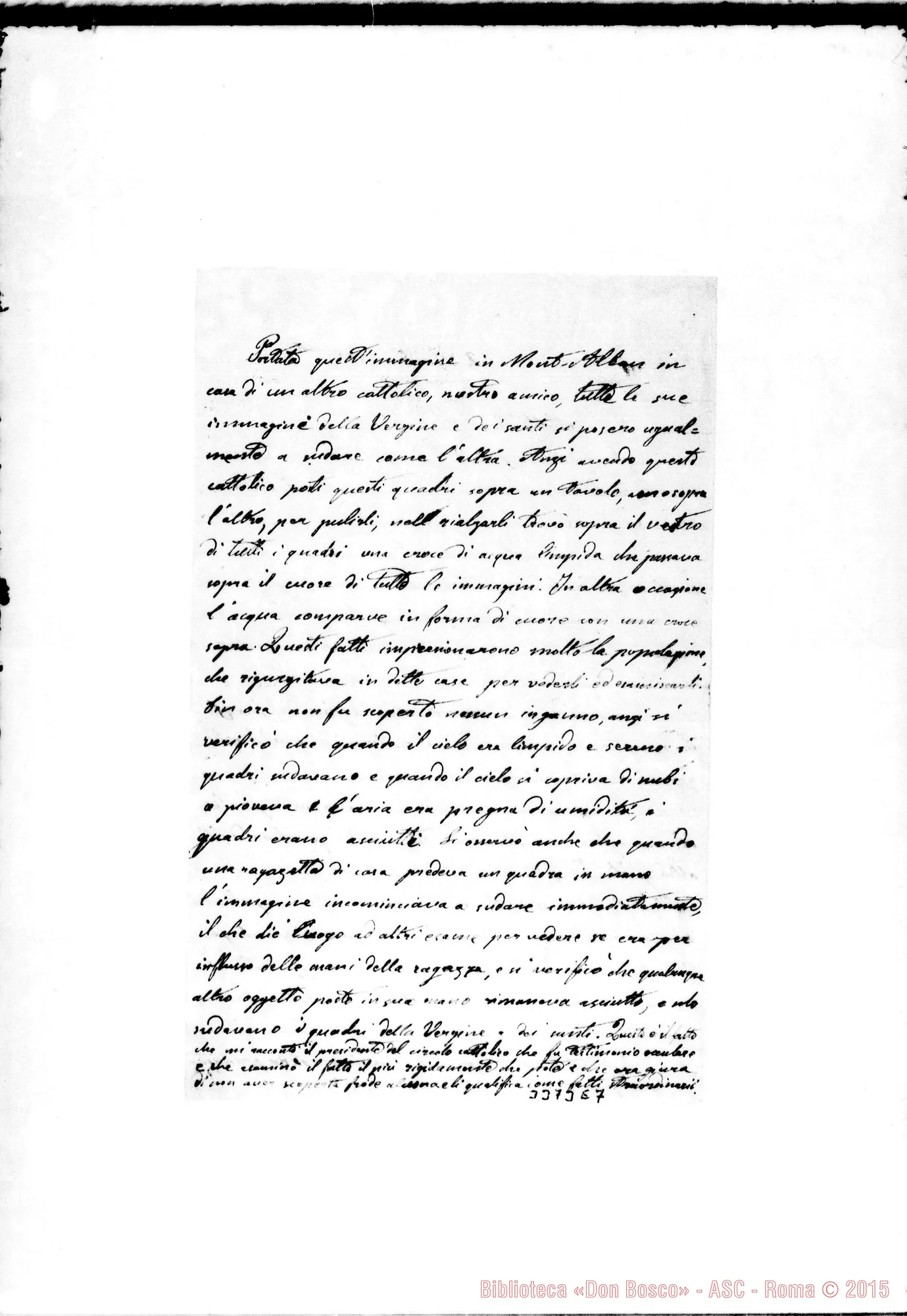 Fotogramma E 7 — Don Bergeretti-Rev.do Padre. Valencia, 2-04-1899. Incompleta