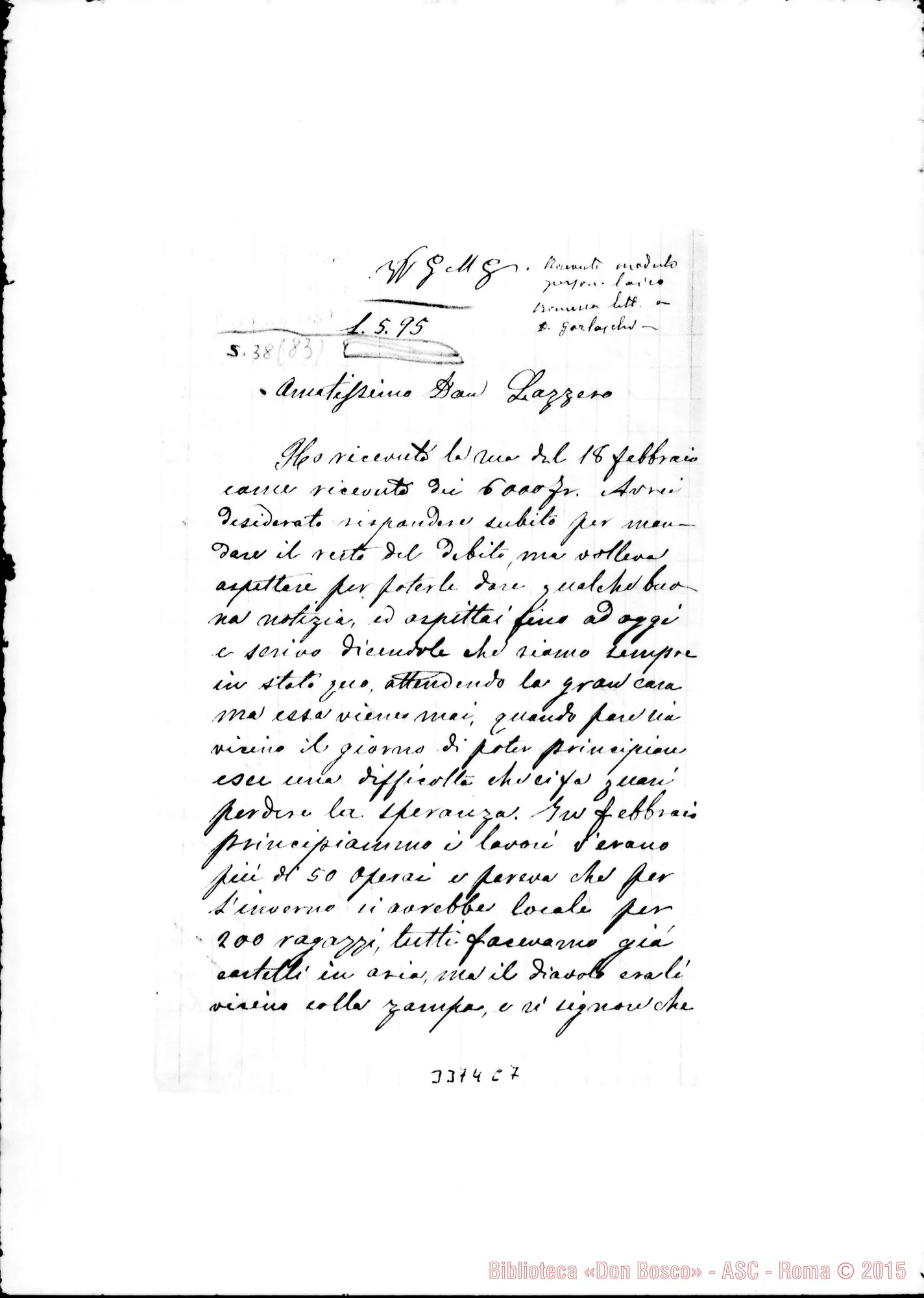 Fotogramma C 7 — Don Scavini Spirito-Don Lazzero. Valparaiso, 1-05-1895