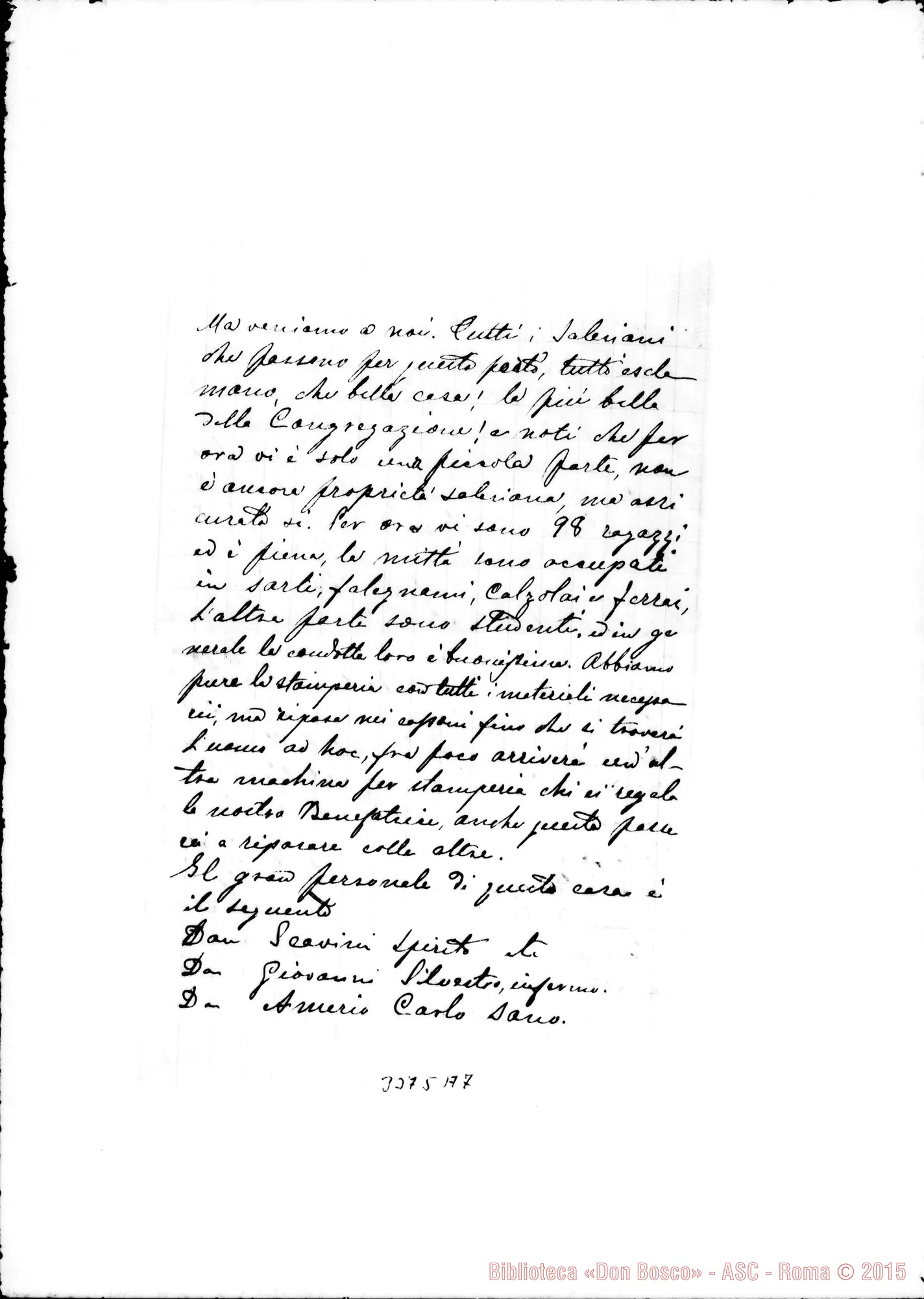 Fotogramma A 7 — Don Scavini Spirito-Don Lazzero. Valparaiso, 21-07-1896