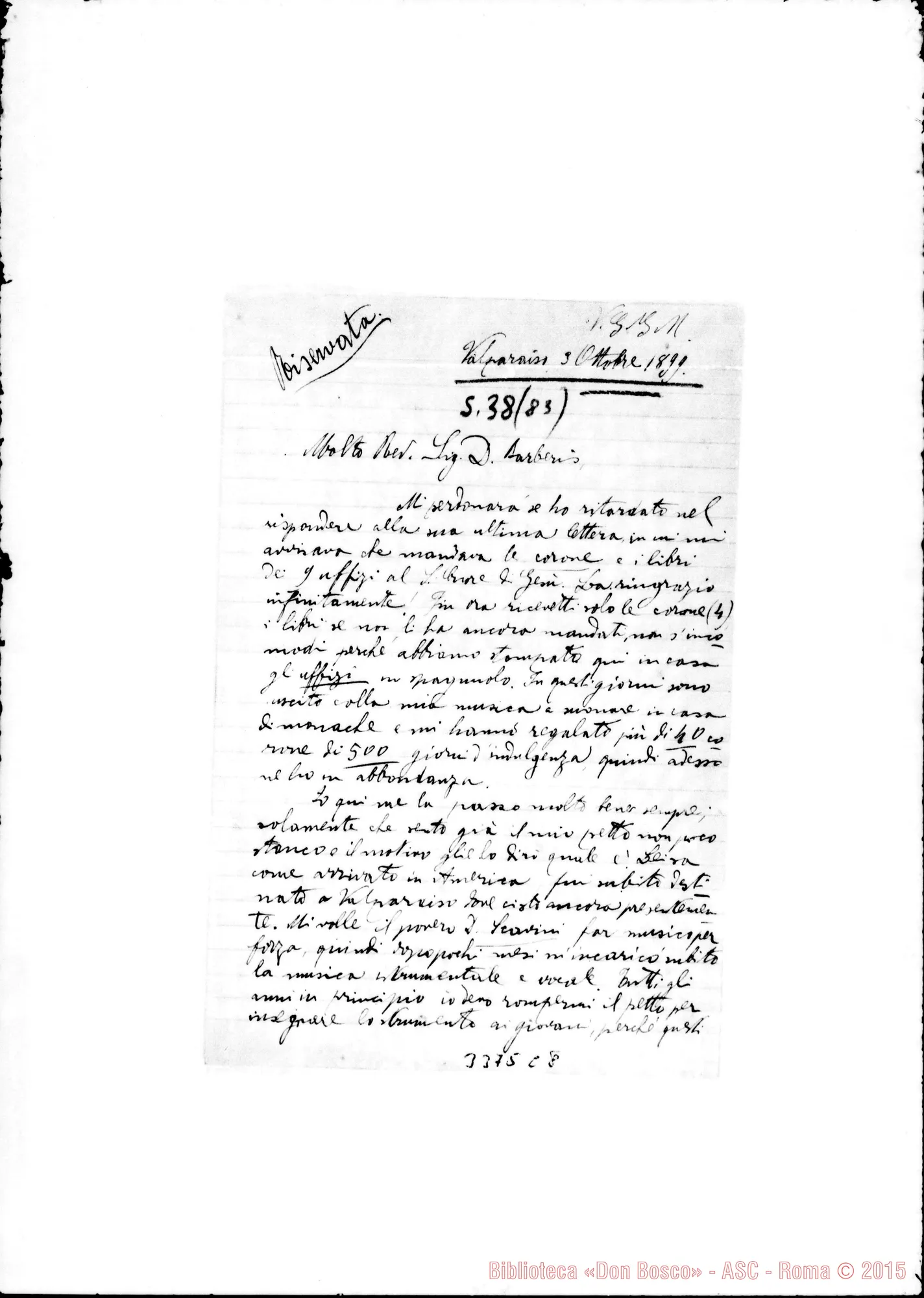 Fotogramma C 8 — Don Federico Torre-Don Barberis. Valparaiso, 3-10-1899