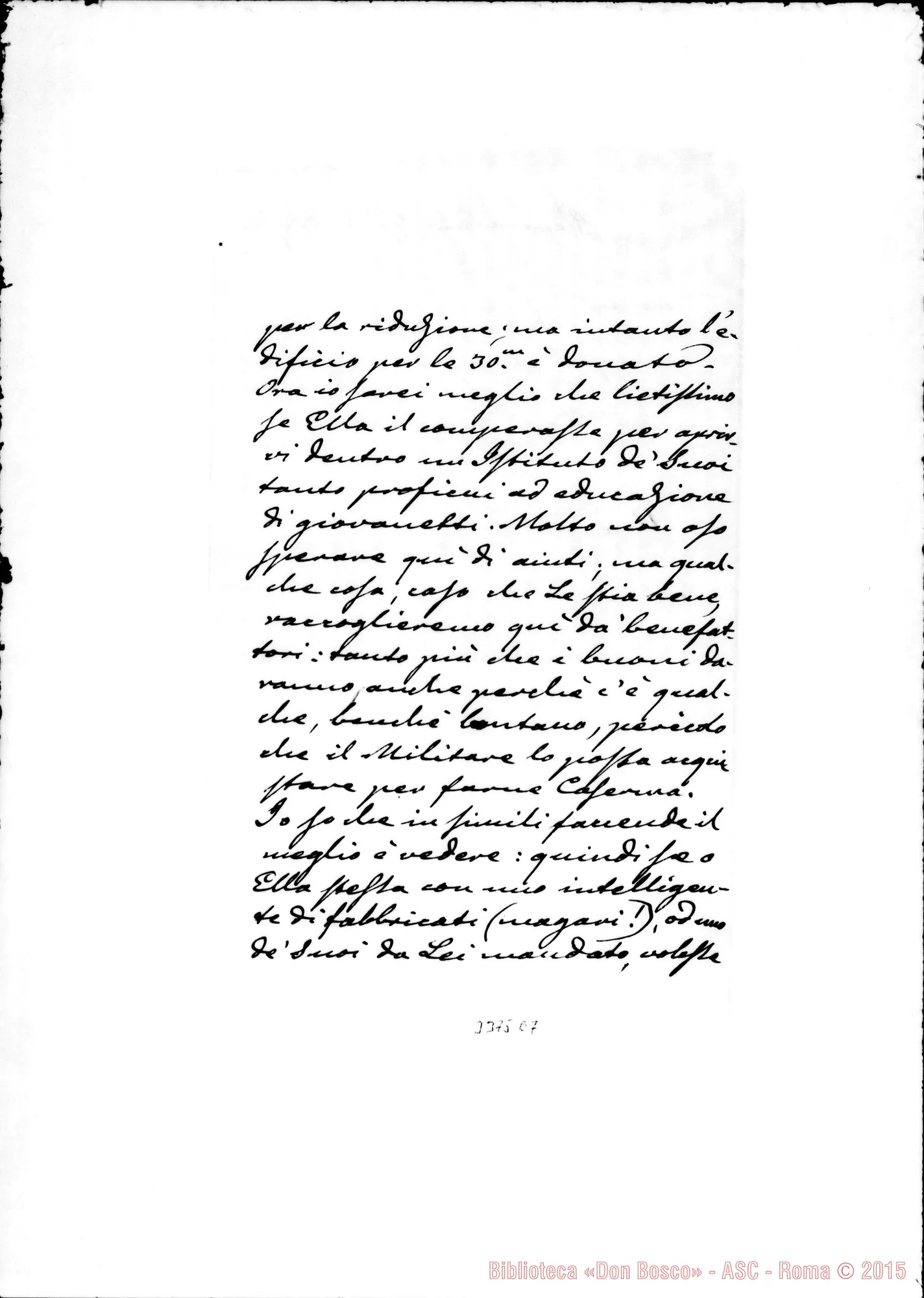 Fotogramma E 7 — Verona: Card. Luigi Di Canossa, vesc. di Novara-Don Bosco, il 25-12-1880