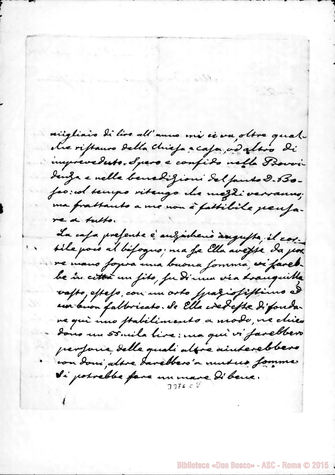 Fotogramma C 8 — Card. Luigi di Canossa-Rev.do Sig. Verona, 14-12-1891