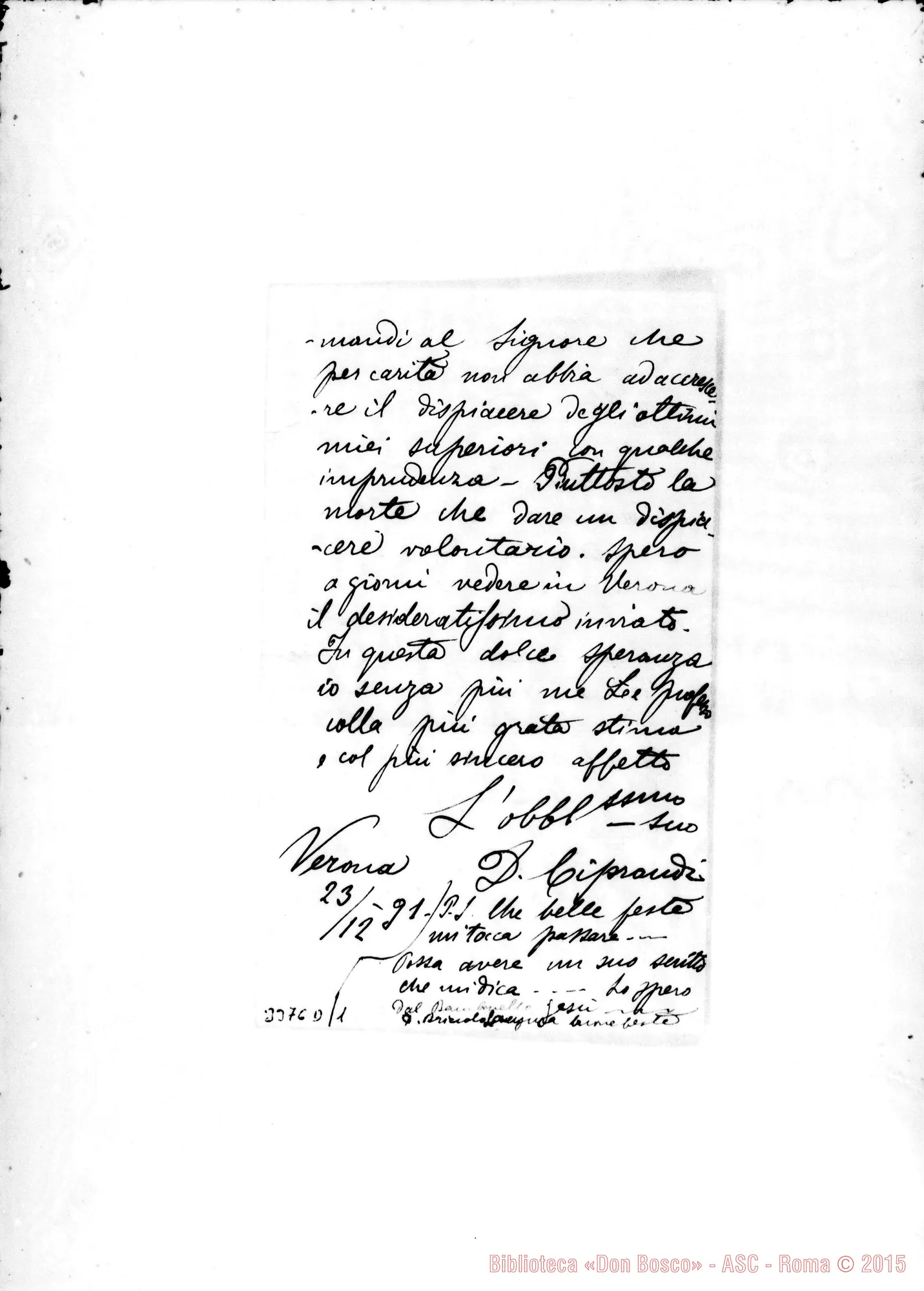 Fotogramma D 1 — Don Ciprandi-Don Durando. Verona, 23-12-1891