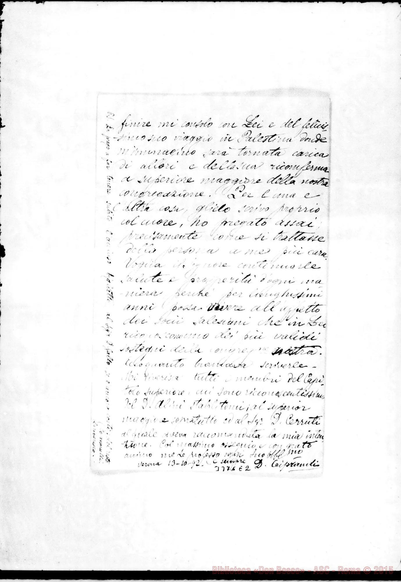Fotogramma E 2 — Don Ciprandi-Don Durando. Verona, 13-10-1892
