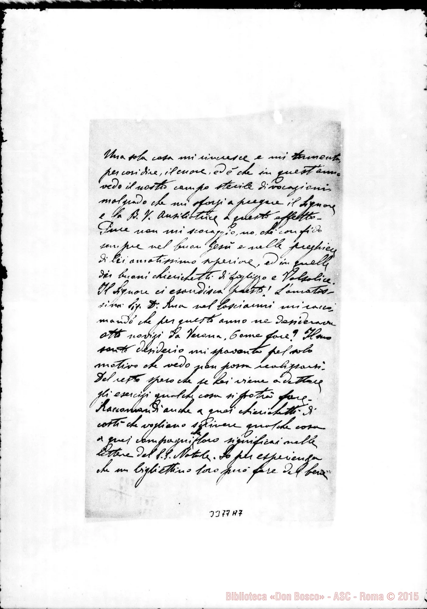 Fotogramma A 7 — Don Del Favero-Amatissimo Superiore. Verona, 27-01-1899