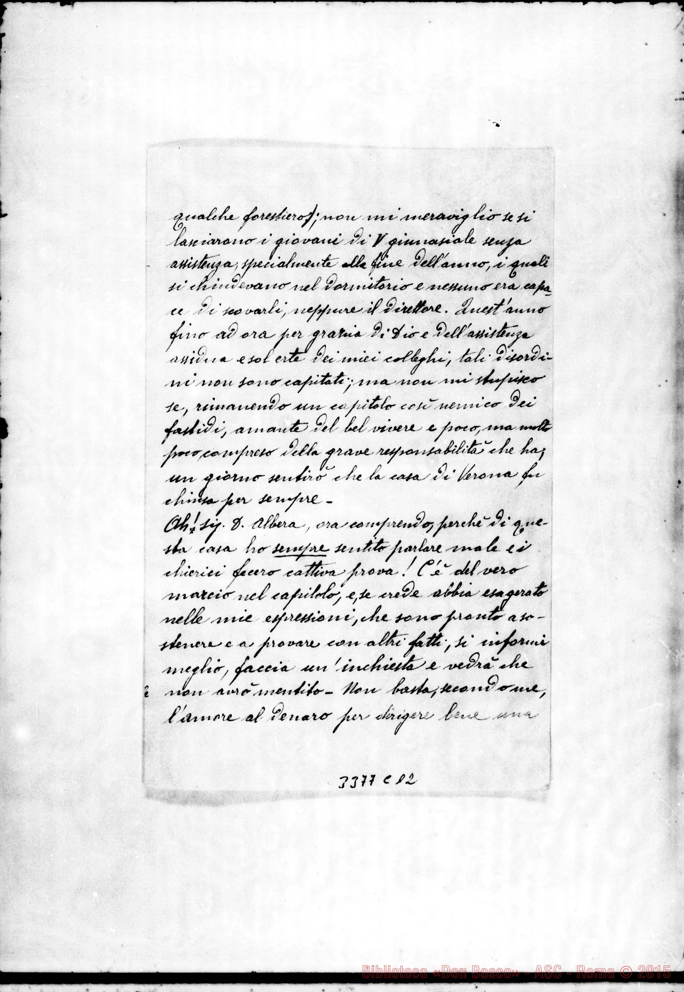 Fotogramma C 12 — Ch. Giuseppe Orsingher-Don Albera. Verona, 15-06-1906