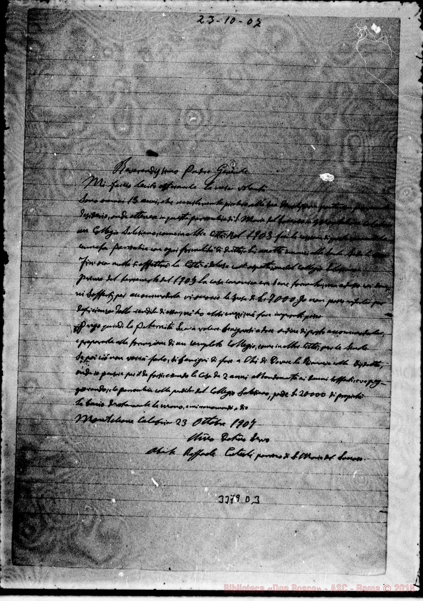 Fotogramma D 3 — Don Cutuli-Don Rua. Monteleone, 23-10-1907
