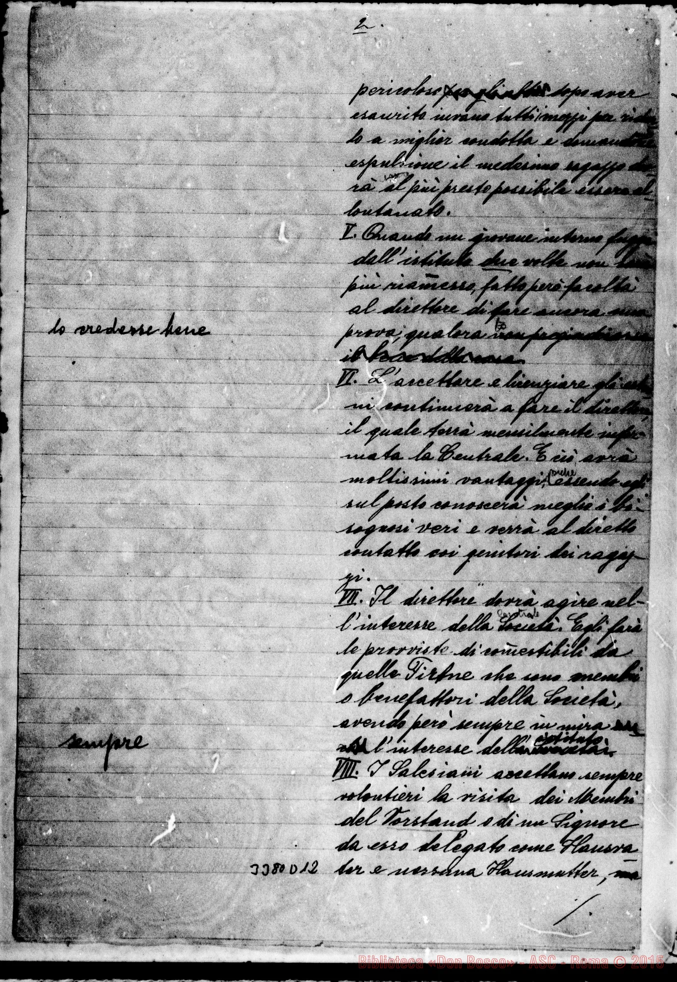 Fotogramma D 12 — Appunti per una convenzione.
