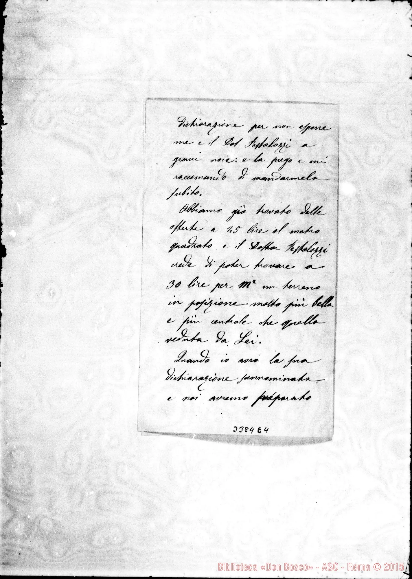 Fotogramma E 4 — Can. Giovanni Medicino-Don Rocca. Zurigo, 1-09-1900
