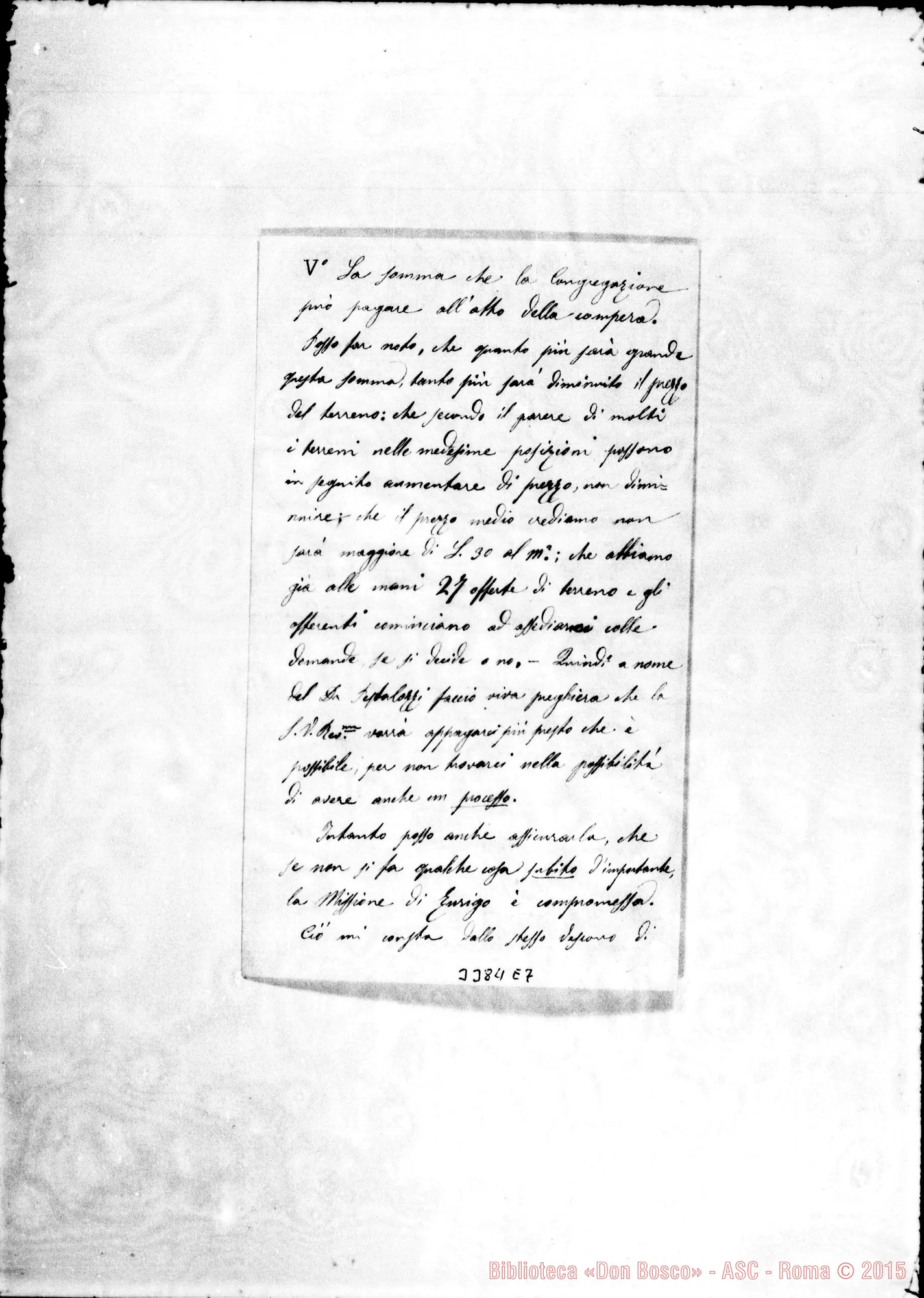 Fotogramma E 7 — Can. Giovanni Medicino-Don Rua. Zurigo, 18-09-1900 Autogr. Rua