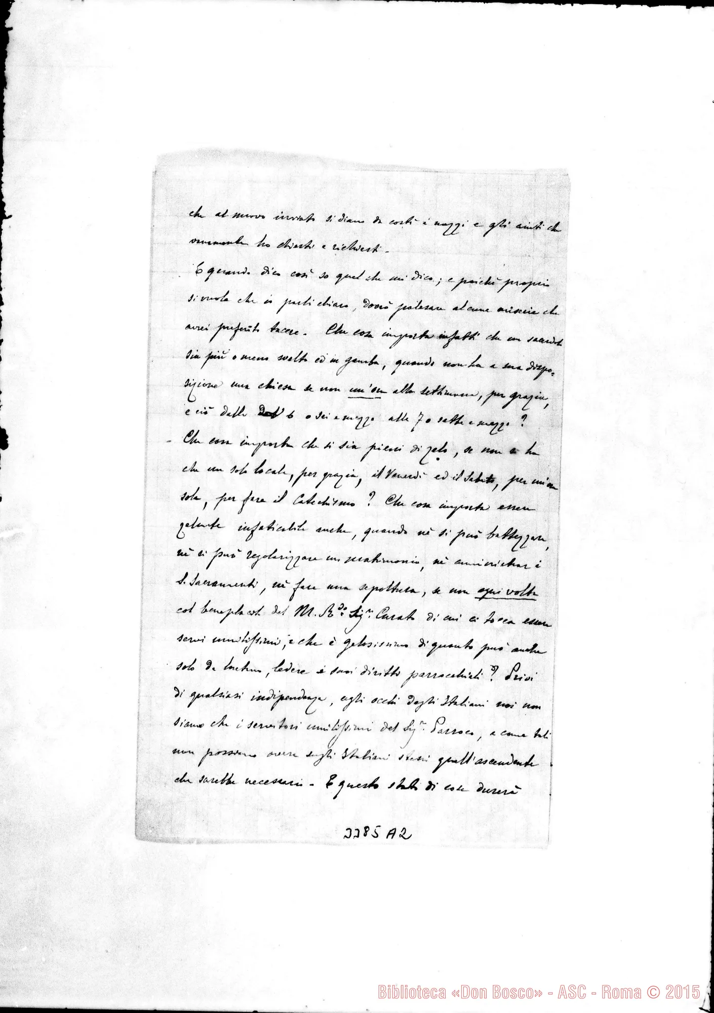 Fotogramma A 2 — Don Augusto Amossi-Don Durando. Zurigo, 6-11-1900