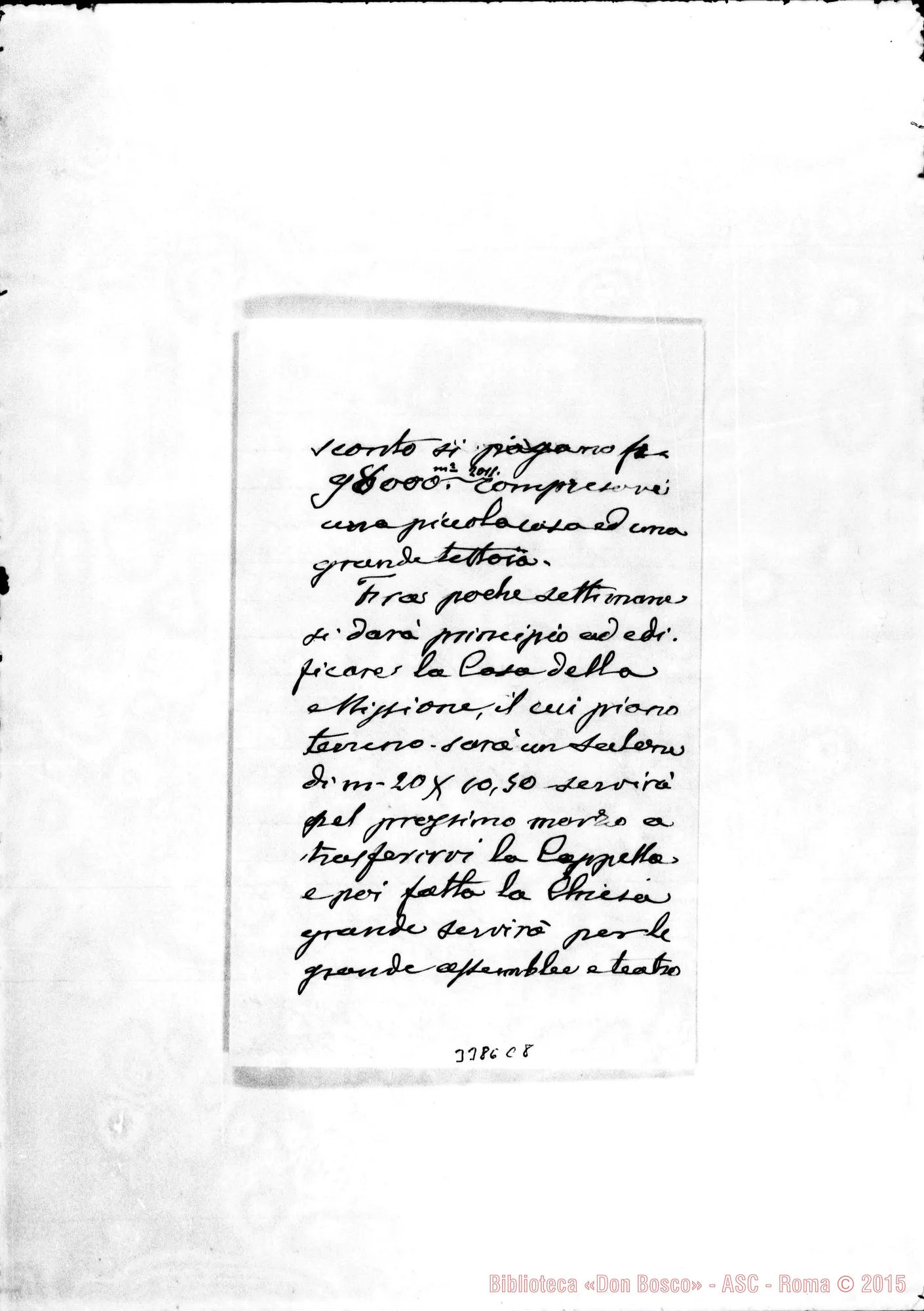 Fotogramma C 8 — Don Giovanni Branda-Don Rua. Zurigo, 12-07-1902 Autogr. Rua