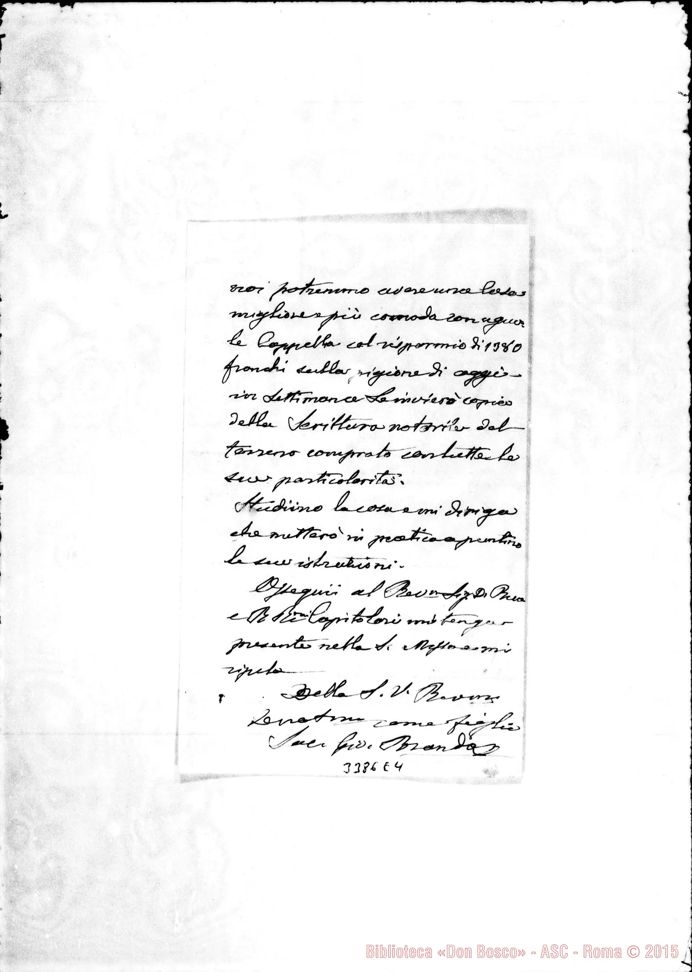 Fotogramma E 4 — Don Giovanni Branda-Don Durando. Zurigo, 9-09-1902