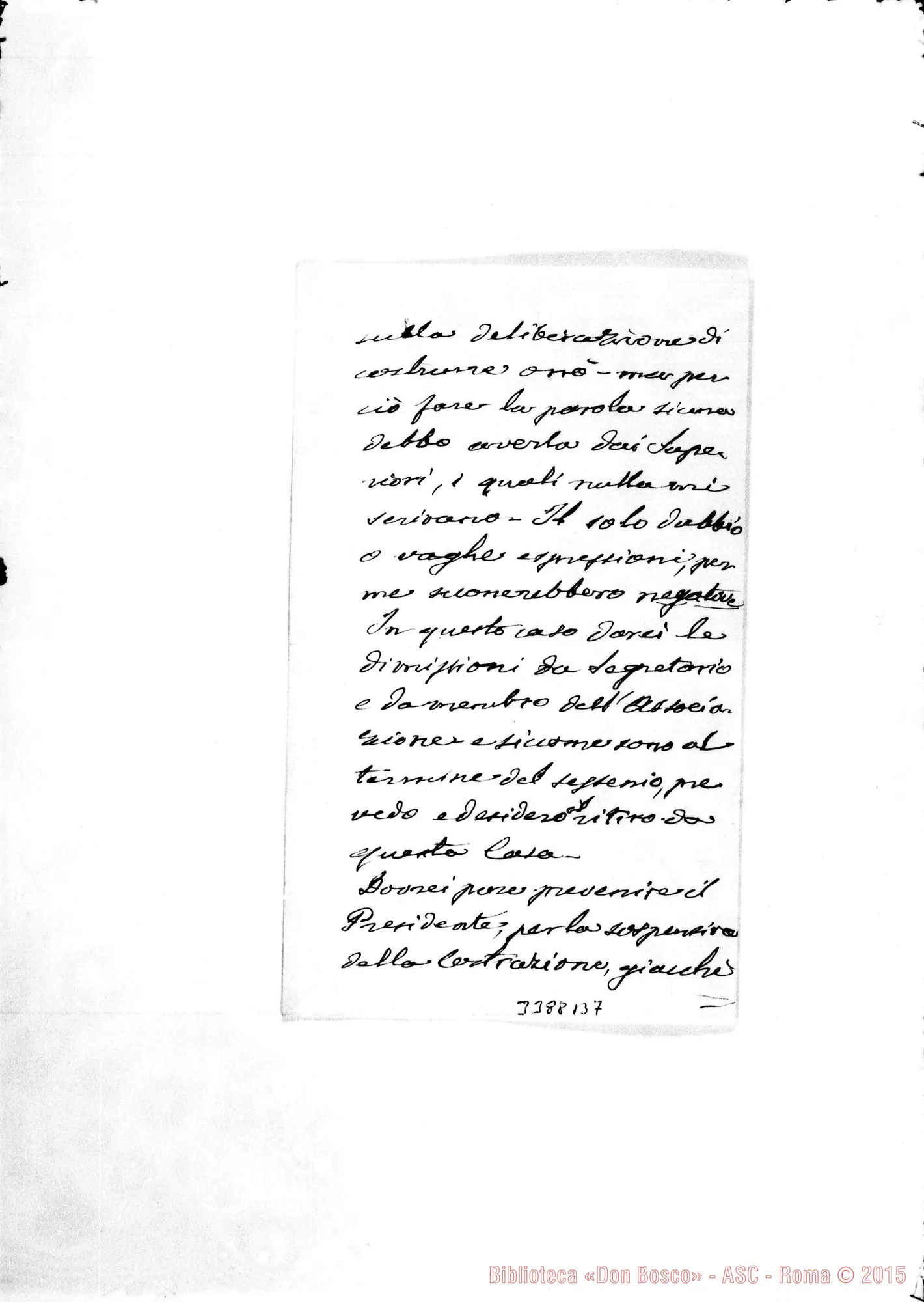 Fotogramma B 7 — Don Giovanni Branda-Don Rua. Zurigo, 31-05-1906