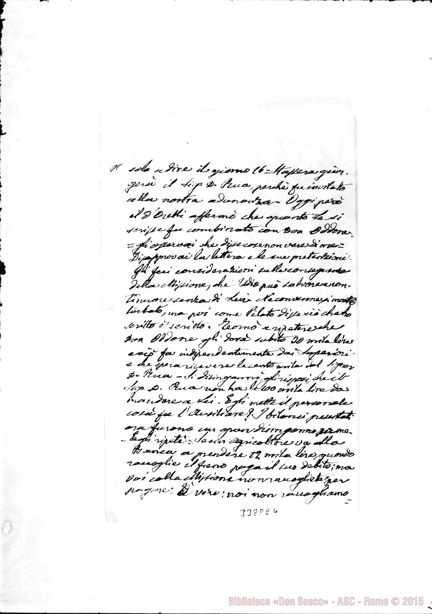 Fotogramma E 4 — Don Giovanni Branda-Don Rua. Zurigo, 23-08-1907