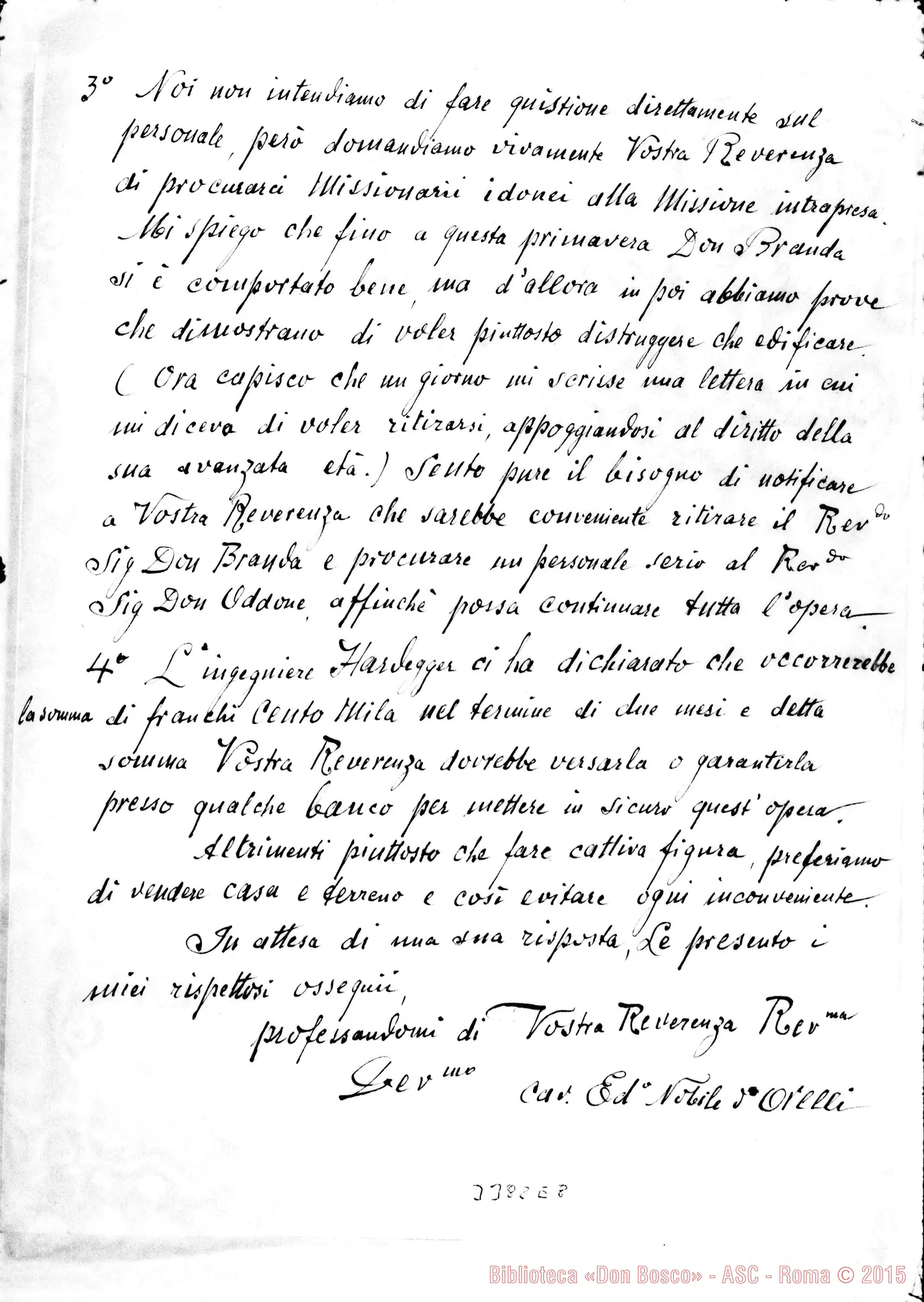 Fotogramma E 8 — Edoardo D’Orelli-Don Rua. Zurigo, 23-08-1907