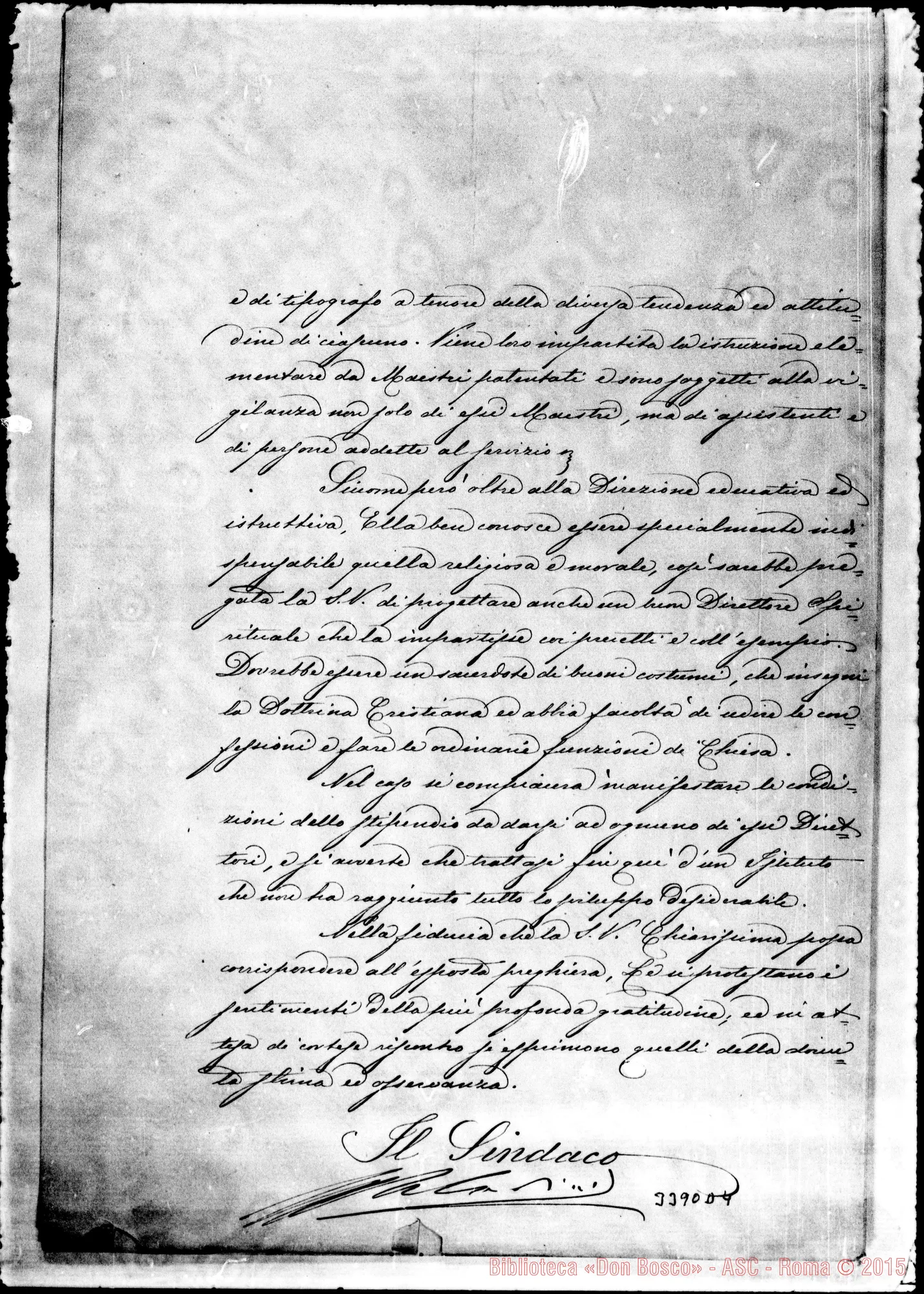 Fotogramma D 4 — Sindaco di Ascoli-Don Bosco. Ascoli, 1-08-1885