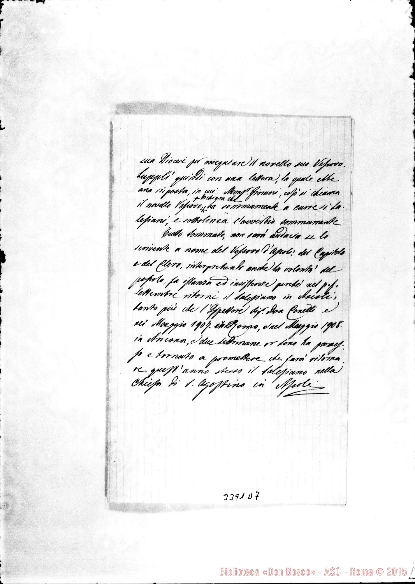 Fotogramma D 7 — Promemoria di Ascoli Piceno