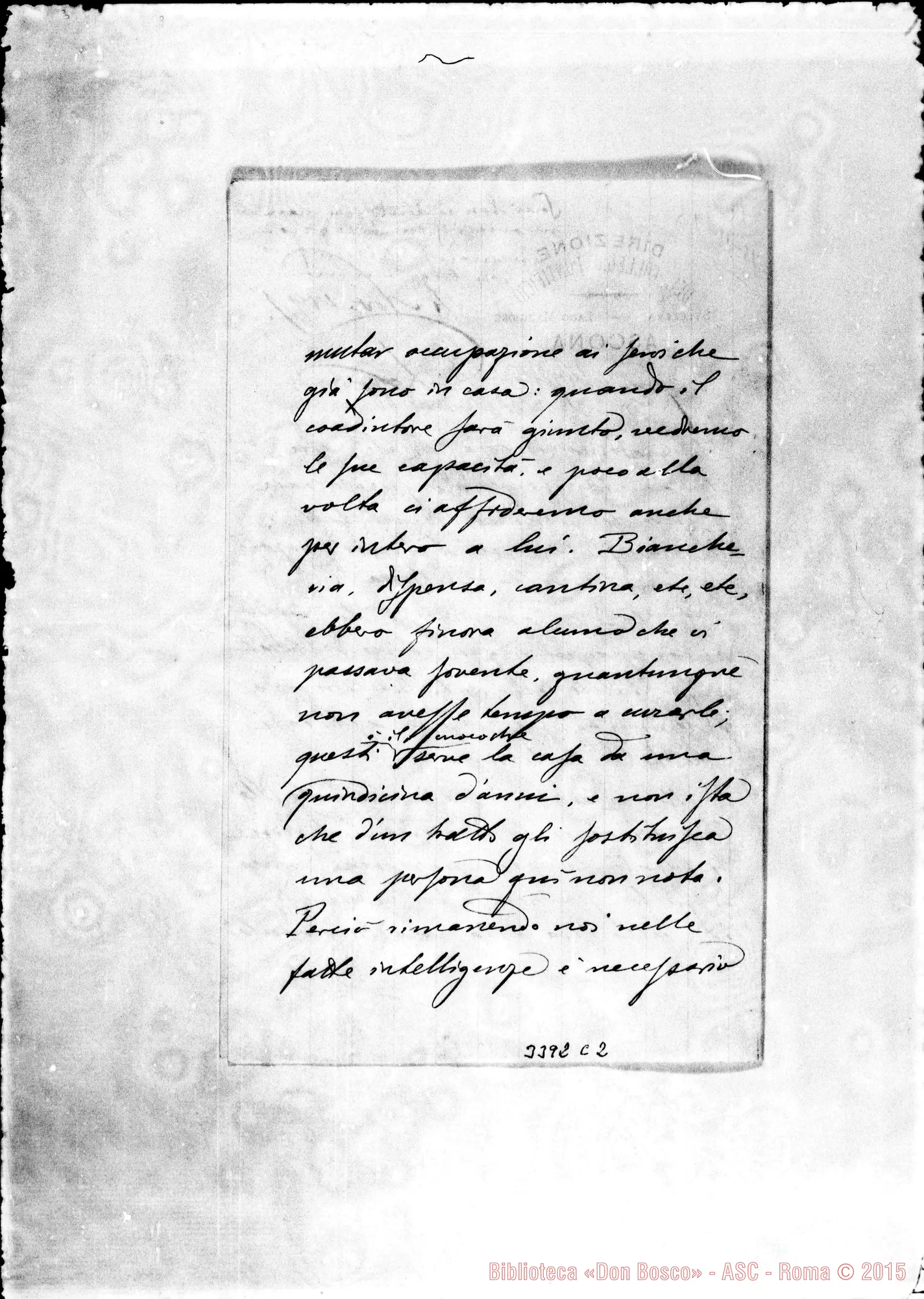 Fotogramma C 2 — Don Carlini-Don Lazzero. Ascona, 14-11-1895