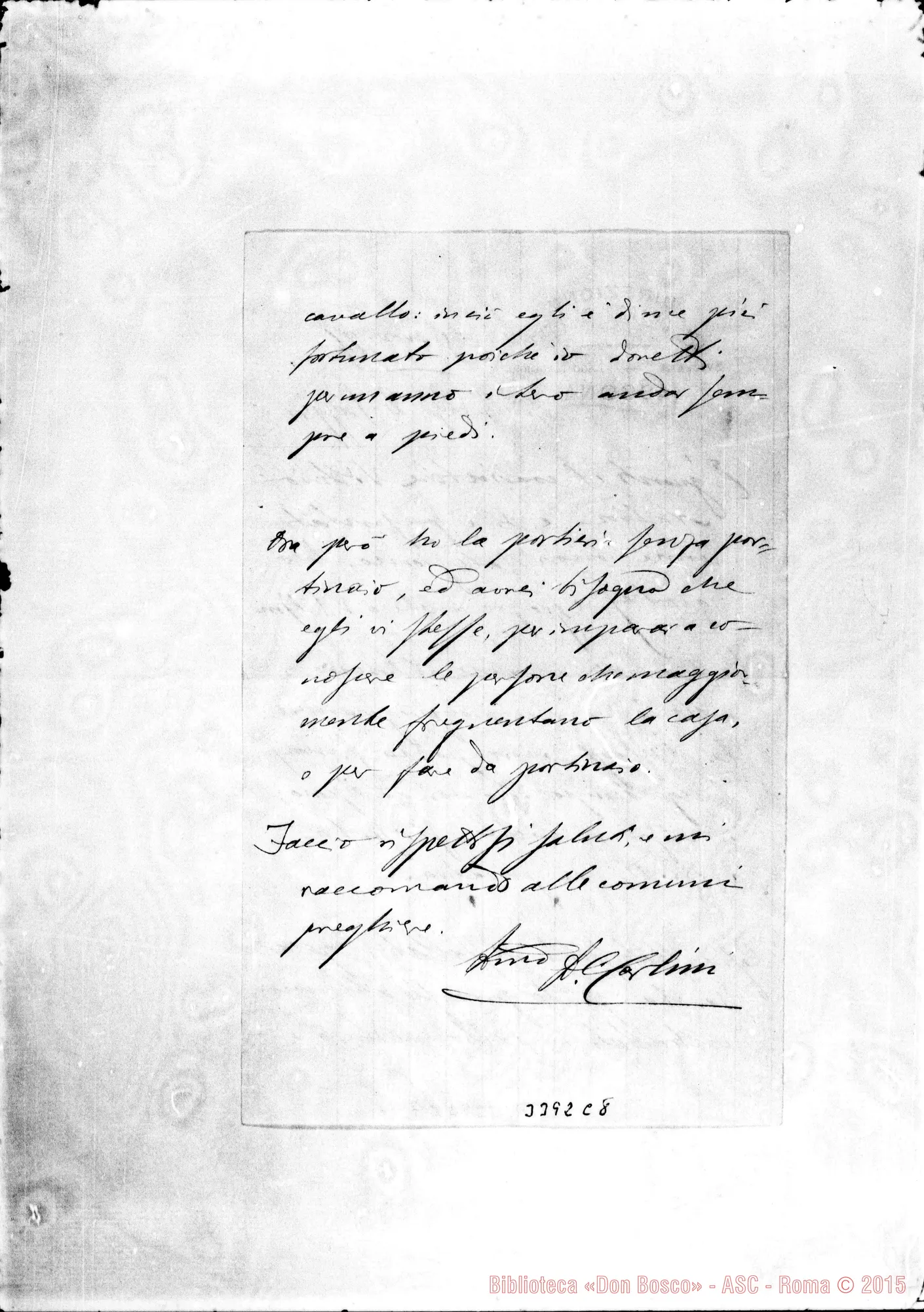 Fotogramma C 8 — Don Carlini-Don Lazzero. Ascona, 25-11-1895