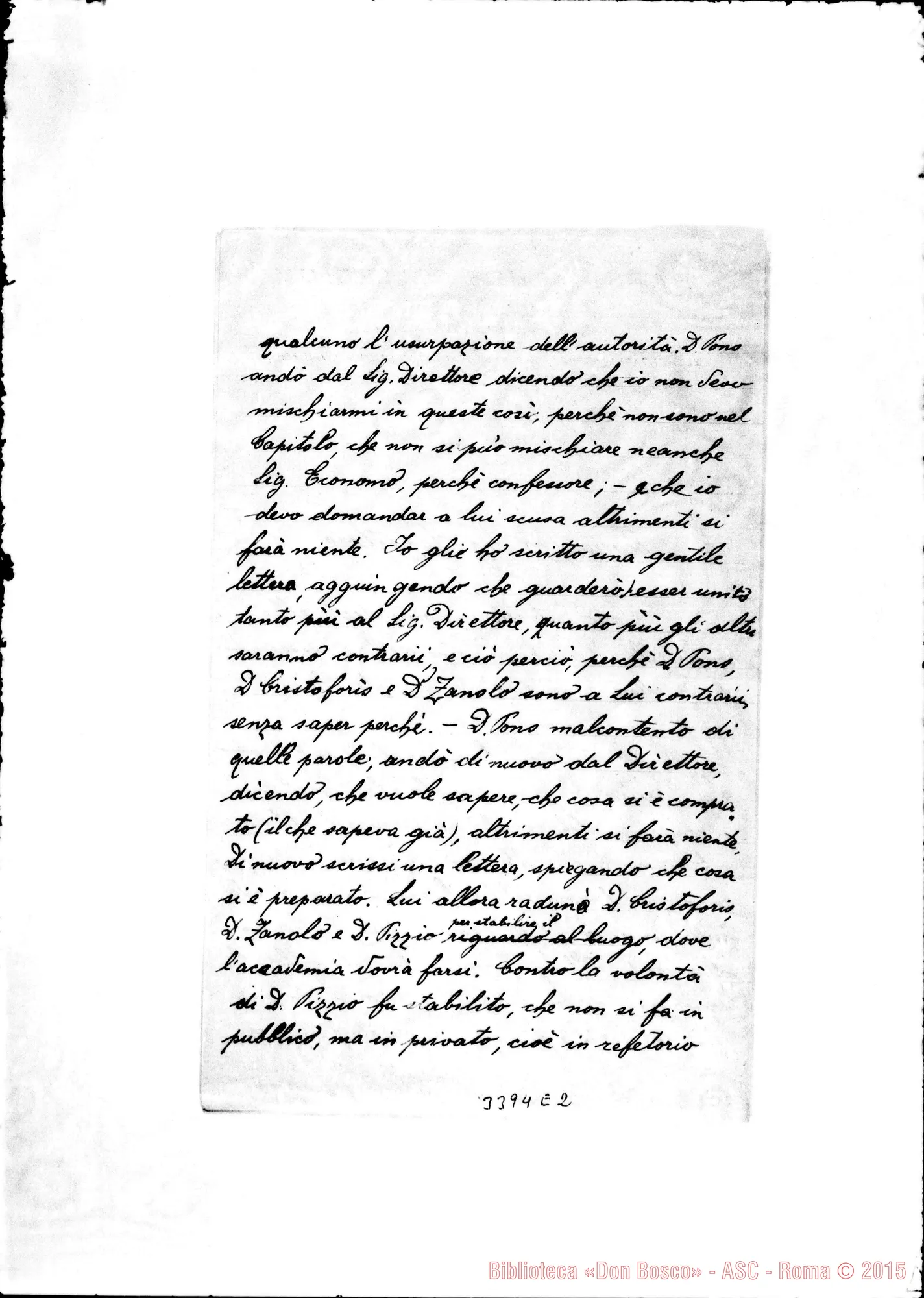 Fotogramma E 2 — Don Giuseppe Valjavec-Ispettore. Ascona, 19-06-1902