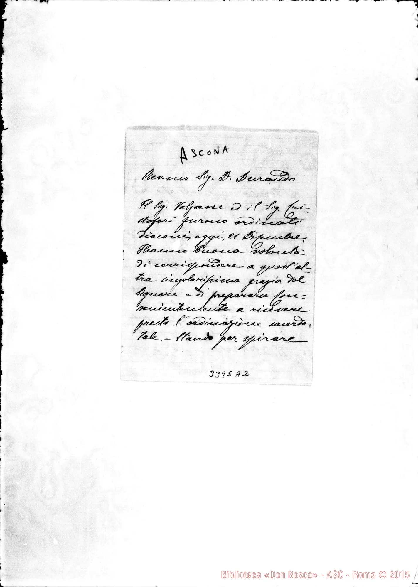 Fotogramma A 2 — Don Giov. Mellano-Don Durando.