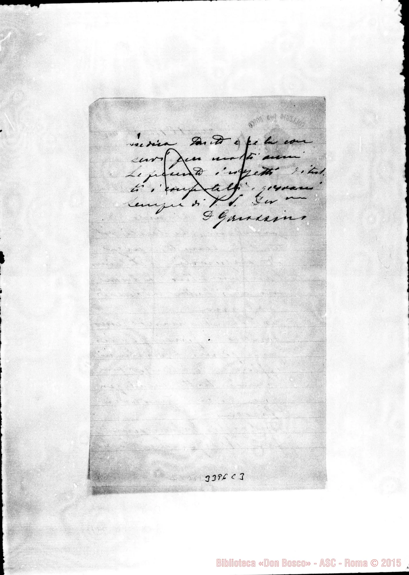 Fotogramma C 3 — Don Garassino-Don Lazzero. Balerna, 16-03-1896