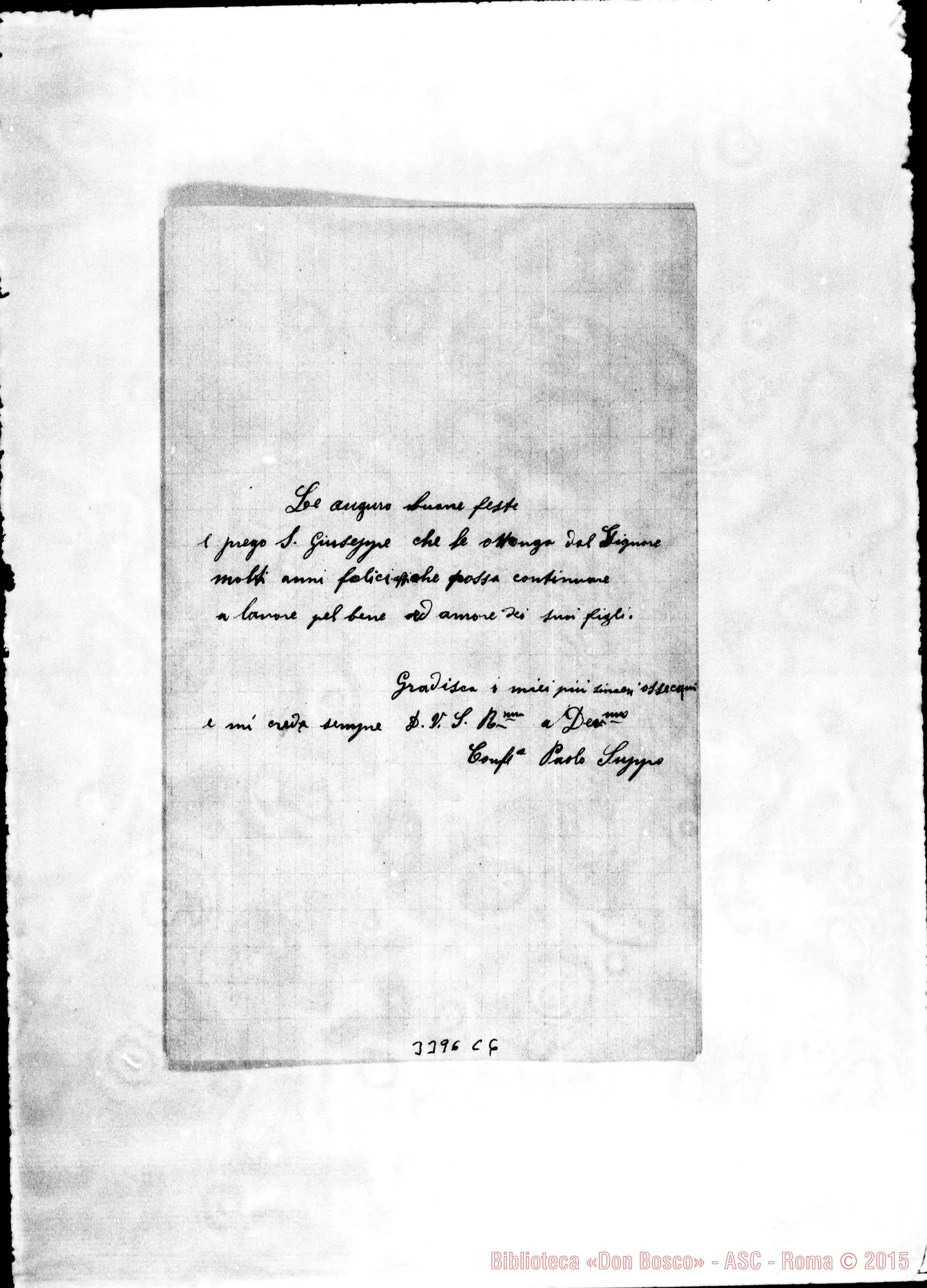 Fotogramma C 6 — Coad. Paolo Suppo-Don Lazzero. Balerna, 17-03-1896