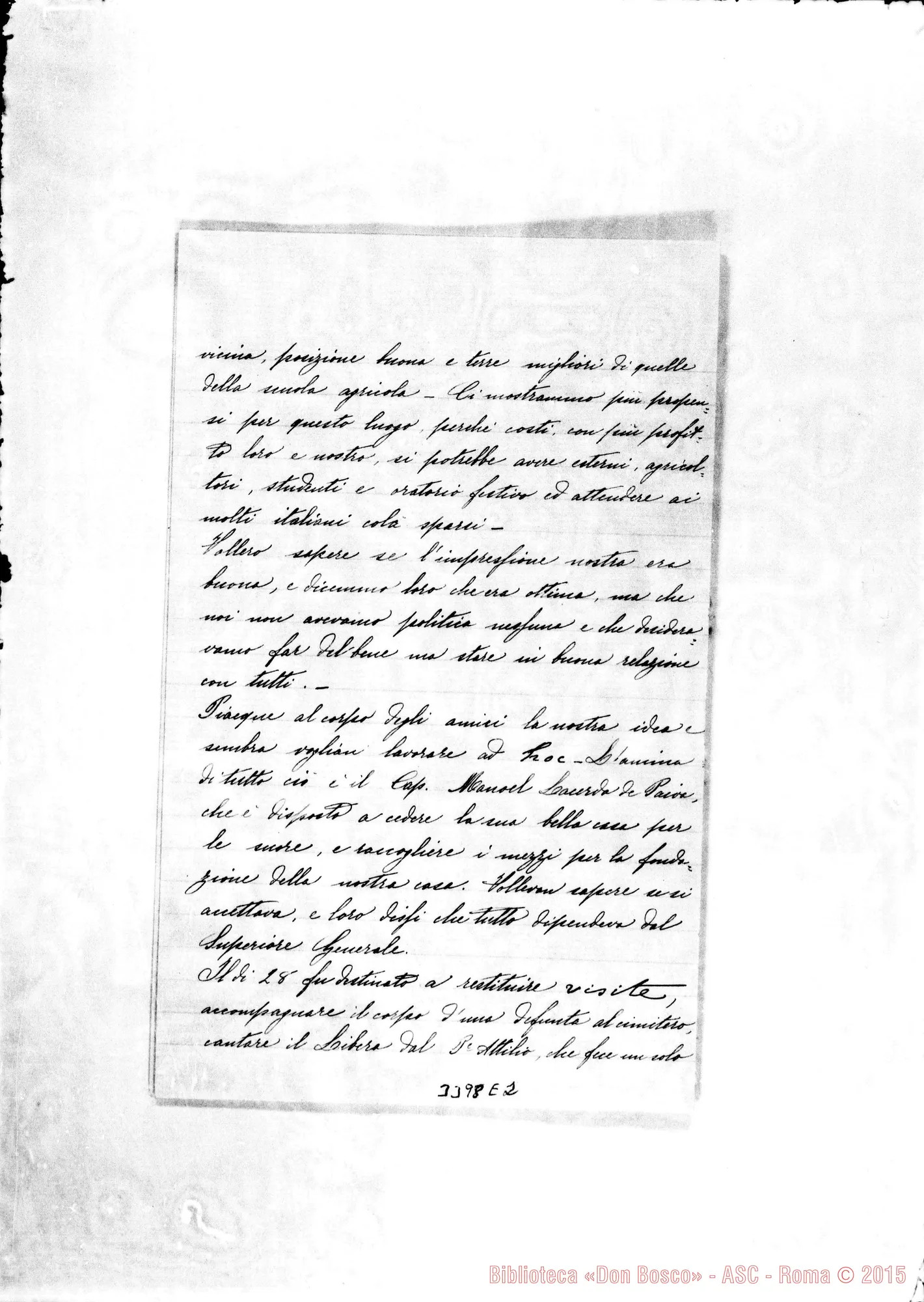 Fotogramma E 2 — Batataes: Fascicolo con copie di lettere attaccate. 1903