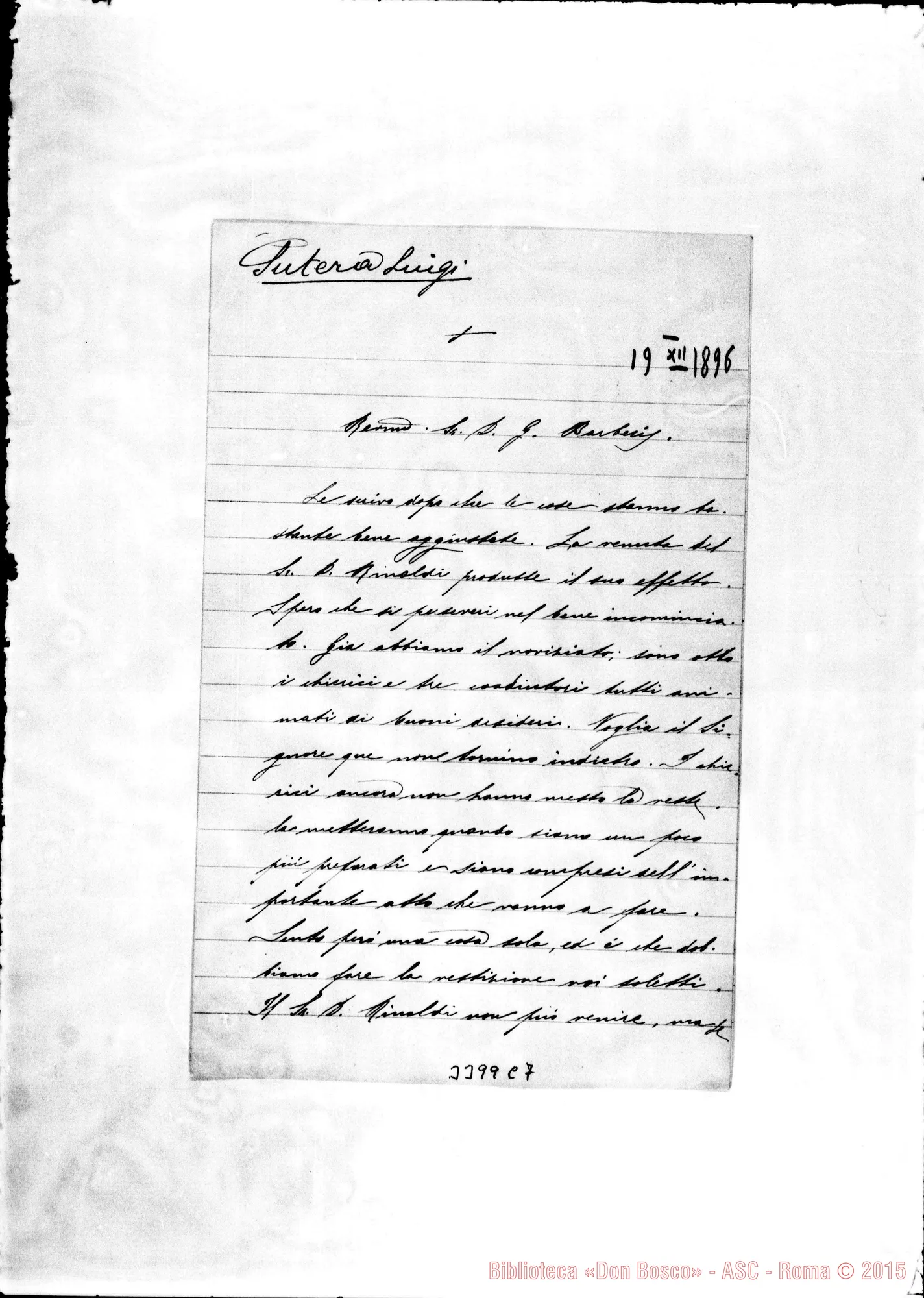 Fotogramma C 7 — Don Luigi Sutera-Don Barberis. Braga, 19-12-1896