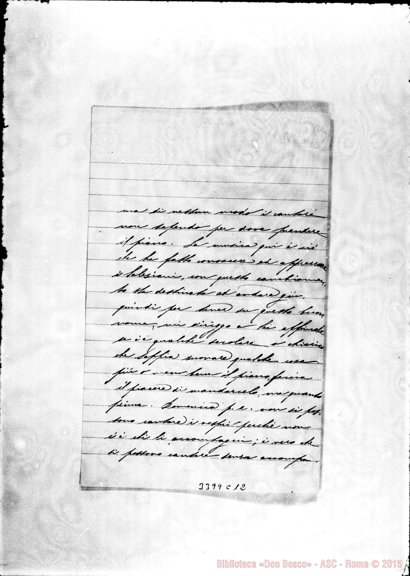 Fotogramma C 12 — Don Pietro Cogliolo-Don Lazzero. Braga, 3-01-1897. Altra di D. Sutera.