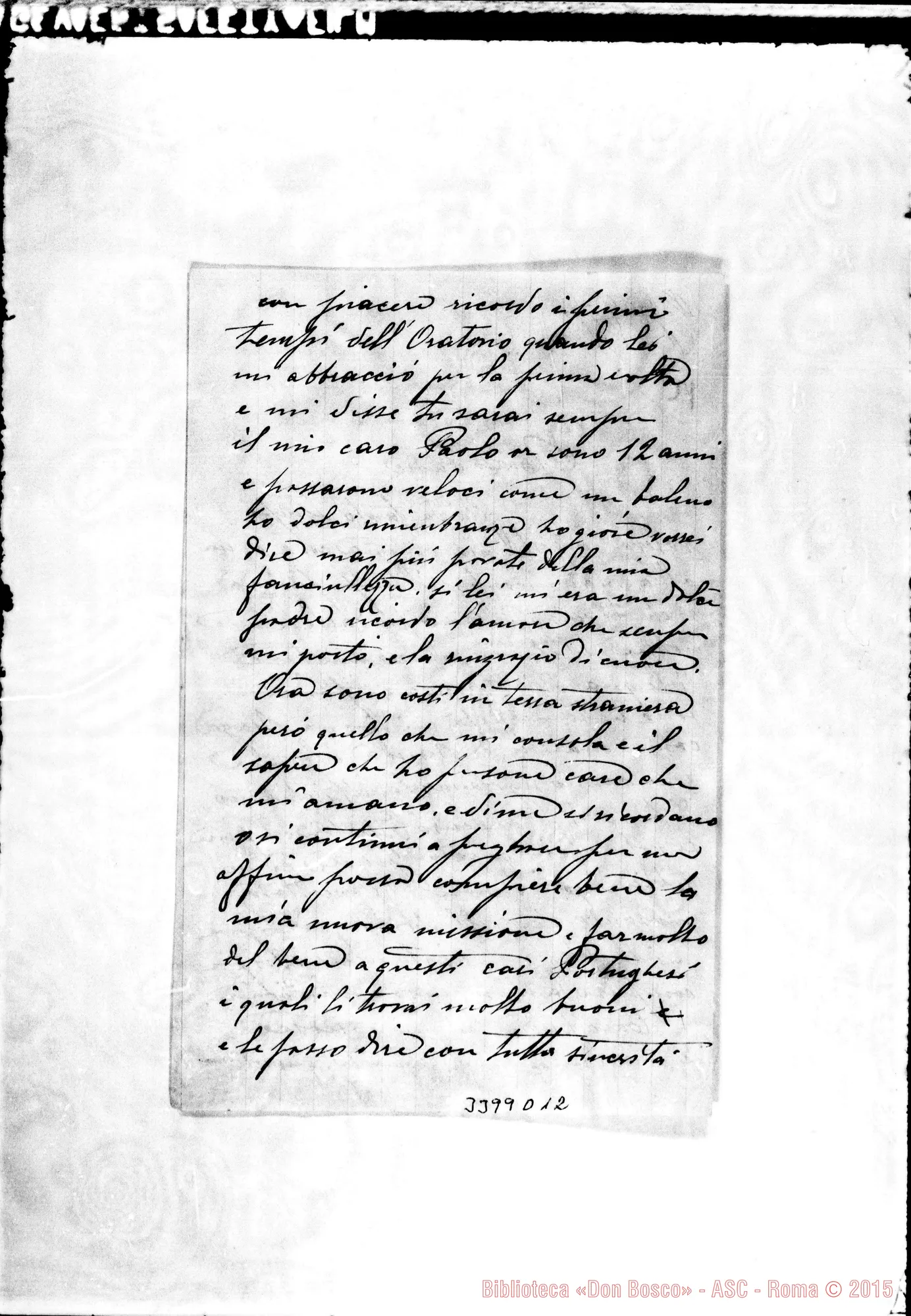 Fotogramma D 12 — Paolo R.-Amato Padre. Braga, 12-04-1897