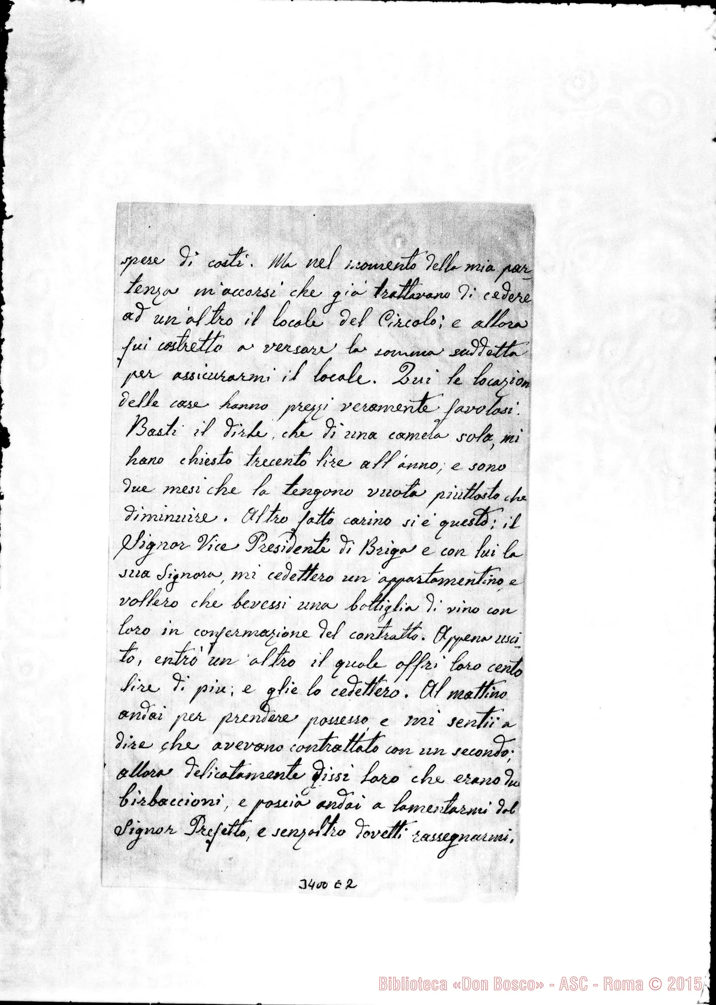 Fotogramma E 2 — Don Giuseppe Oddone-Don Durando. Briga, 28-11-1900