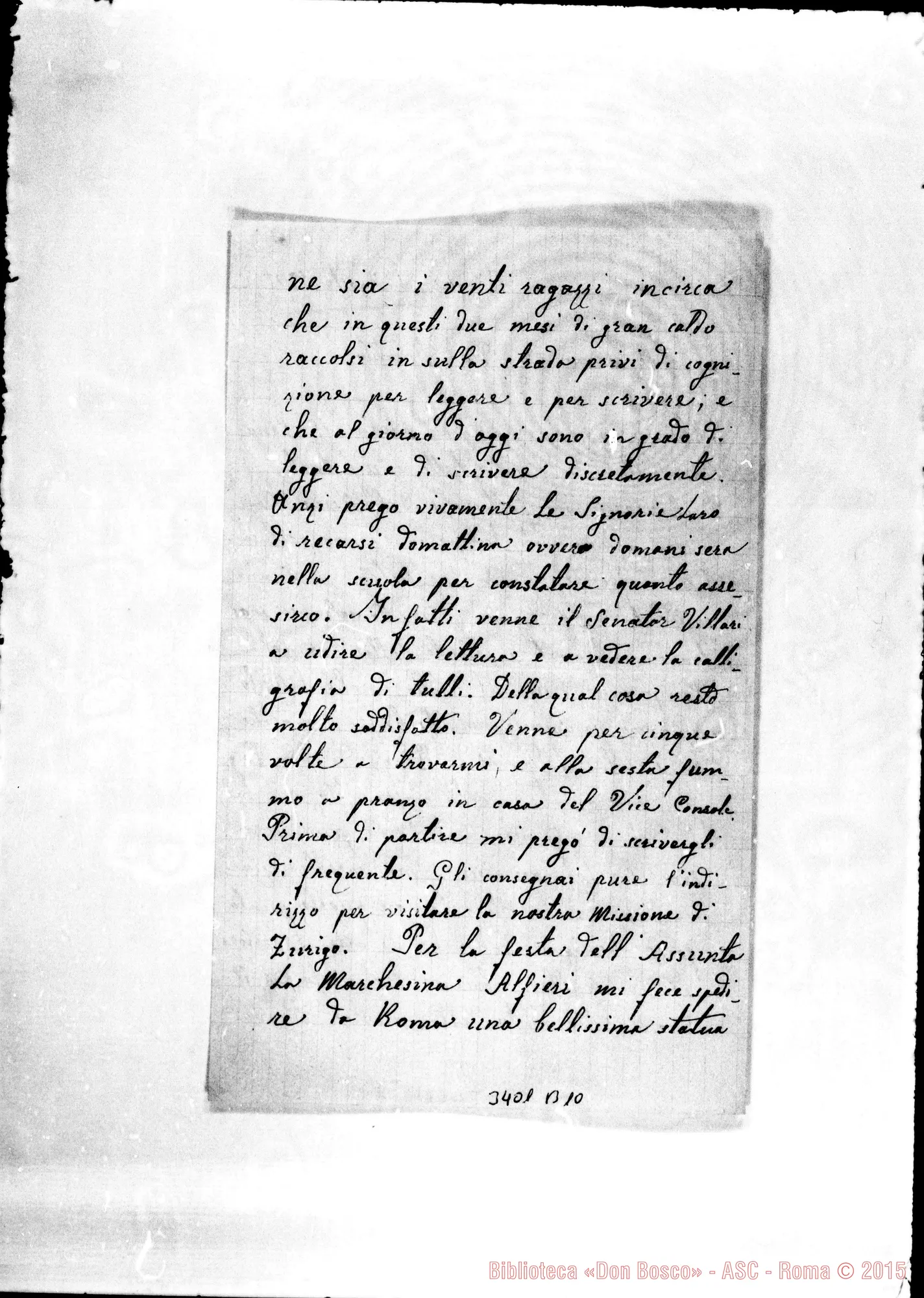 Fotogramma B 10 — Don Giuseppe Oddone-Don Durando. Briga, 21-08-1901