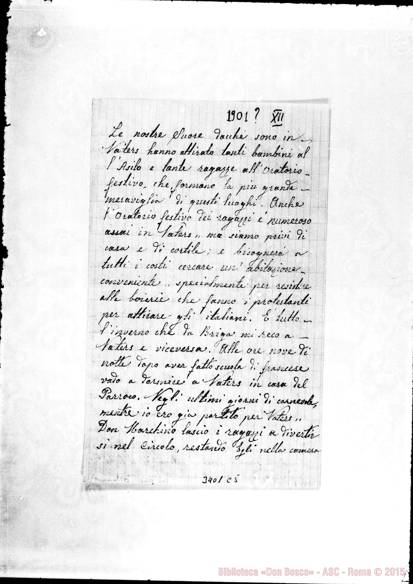 Fotogramma C 5 — Don Giuseppe Oddone: foglio sciolto